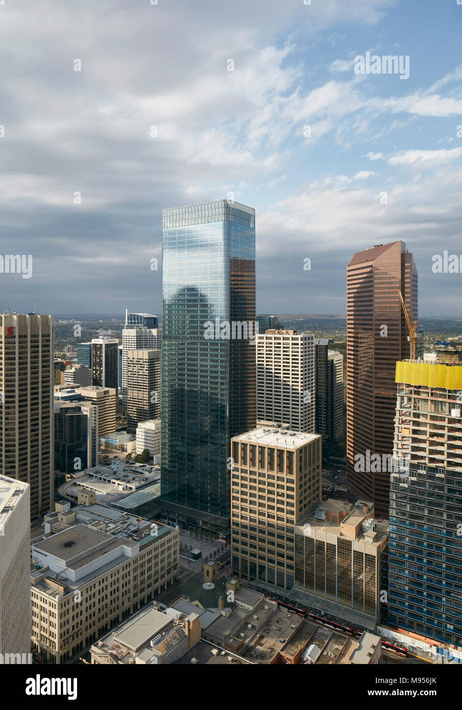 Ville de Calgary. Brookfield Place, Calgary, Canada. Architecte : Dialogue, 2018. Banque D'Images