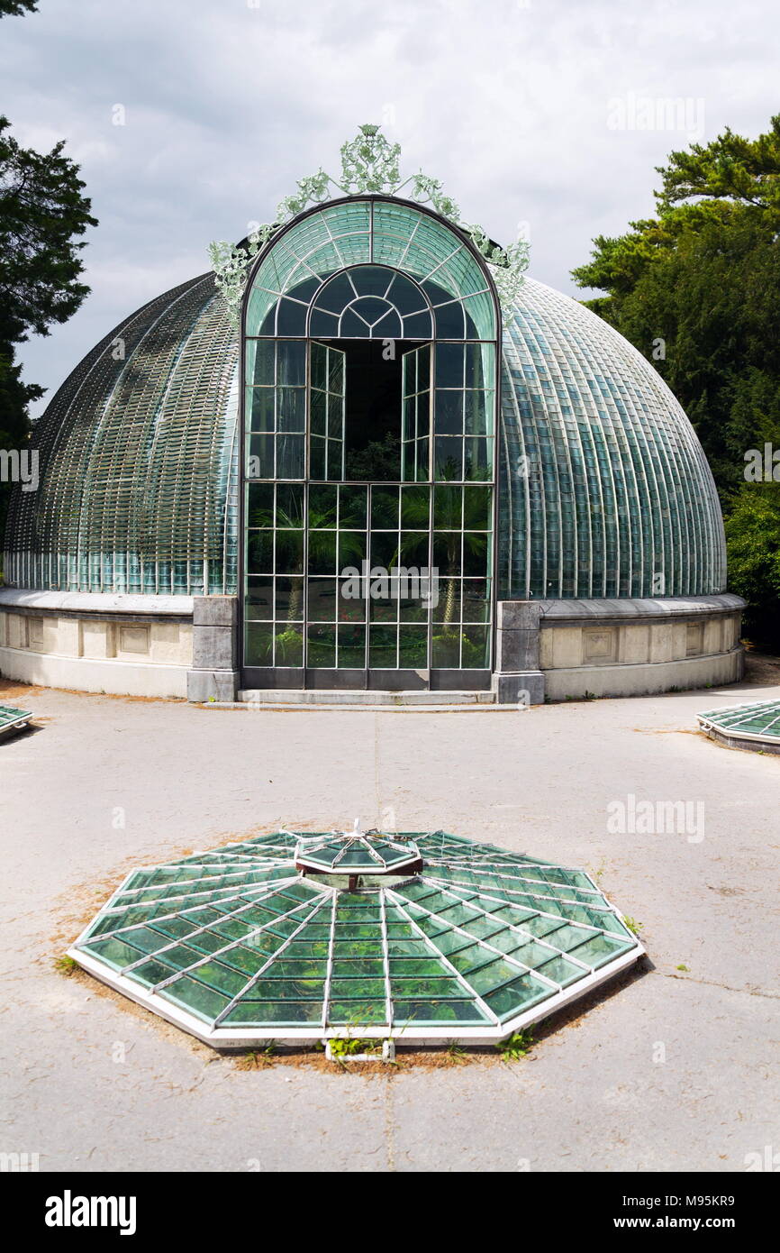 Les émissions de l'Orangerie, le château de Lednice, site du patrimoine de l'UNESCO, Moravie, République Tchèque Banque D'Images