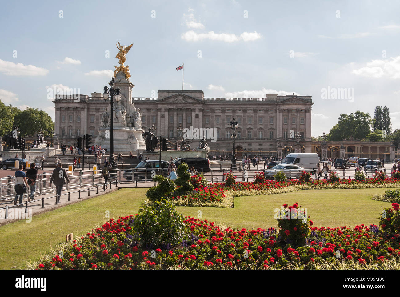Le centre commercial menant au palais de Buckingham à Londres, Angleterre, Royaume-Uni Banque D'Images