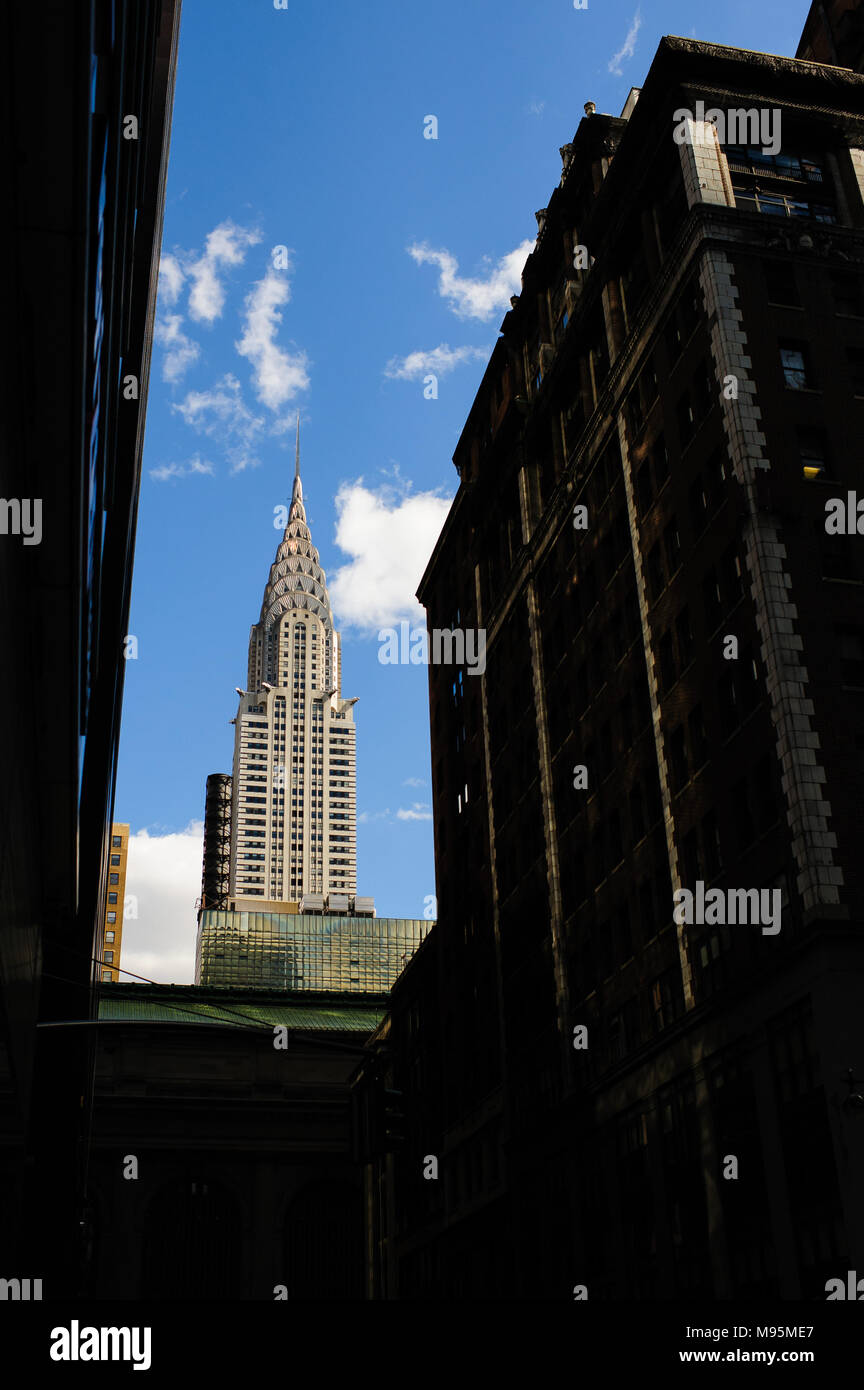 L'emblématique Chrysler Building à New York, mars 2013. Banque D'Images
