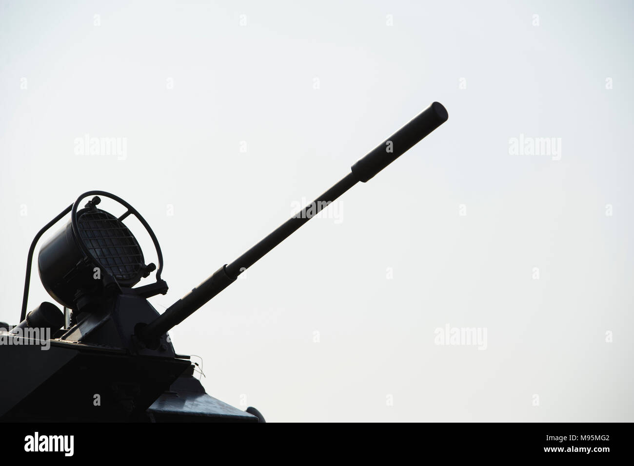 À l'arme lourde et légère avec copie espace Banque D'Images