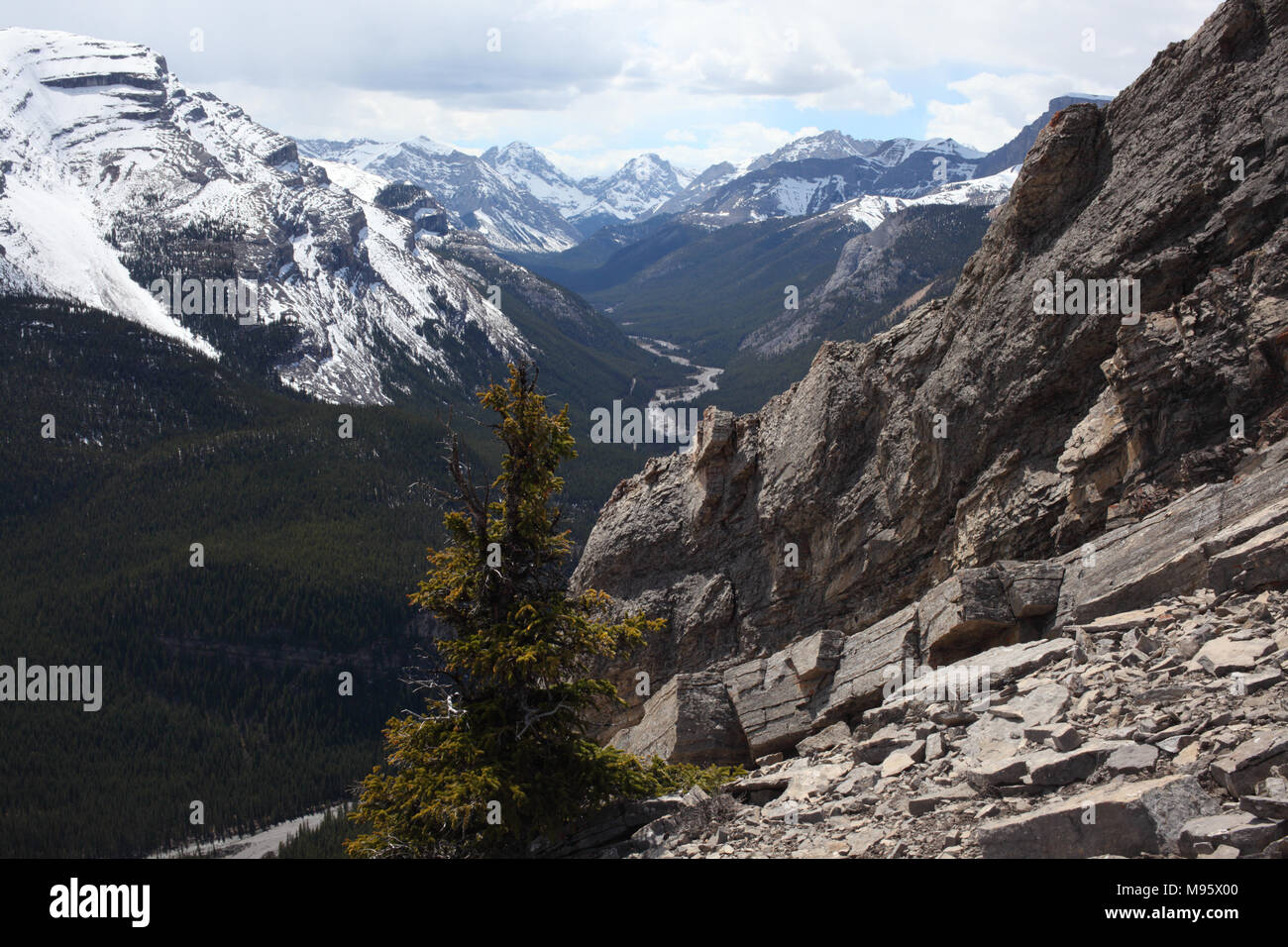 Kananaskis pays de l'Alberta Banque D'Images