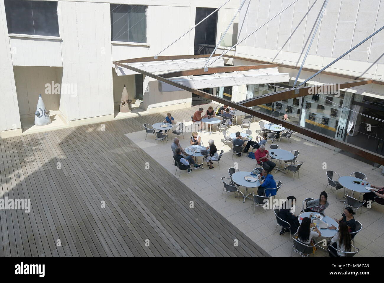 Barcelone, Espagne, Fondation Joan Miro Banque D'Images