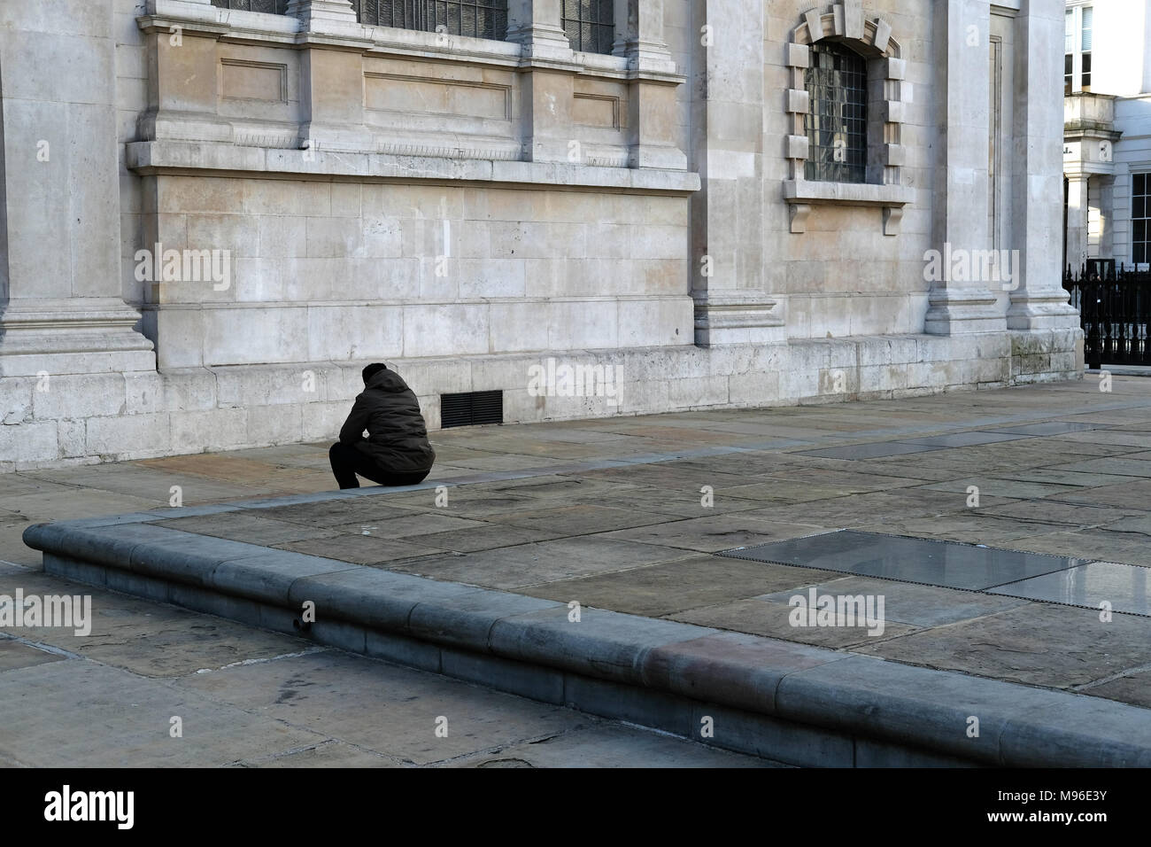Le dirigeant d'une figure dans l'église. Banque D'Images