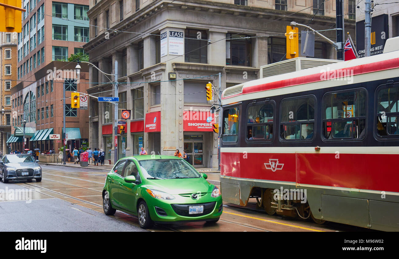 Centre-ville urbain Toronto, Ontario, Canada Banque D'Images