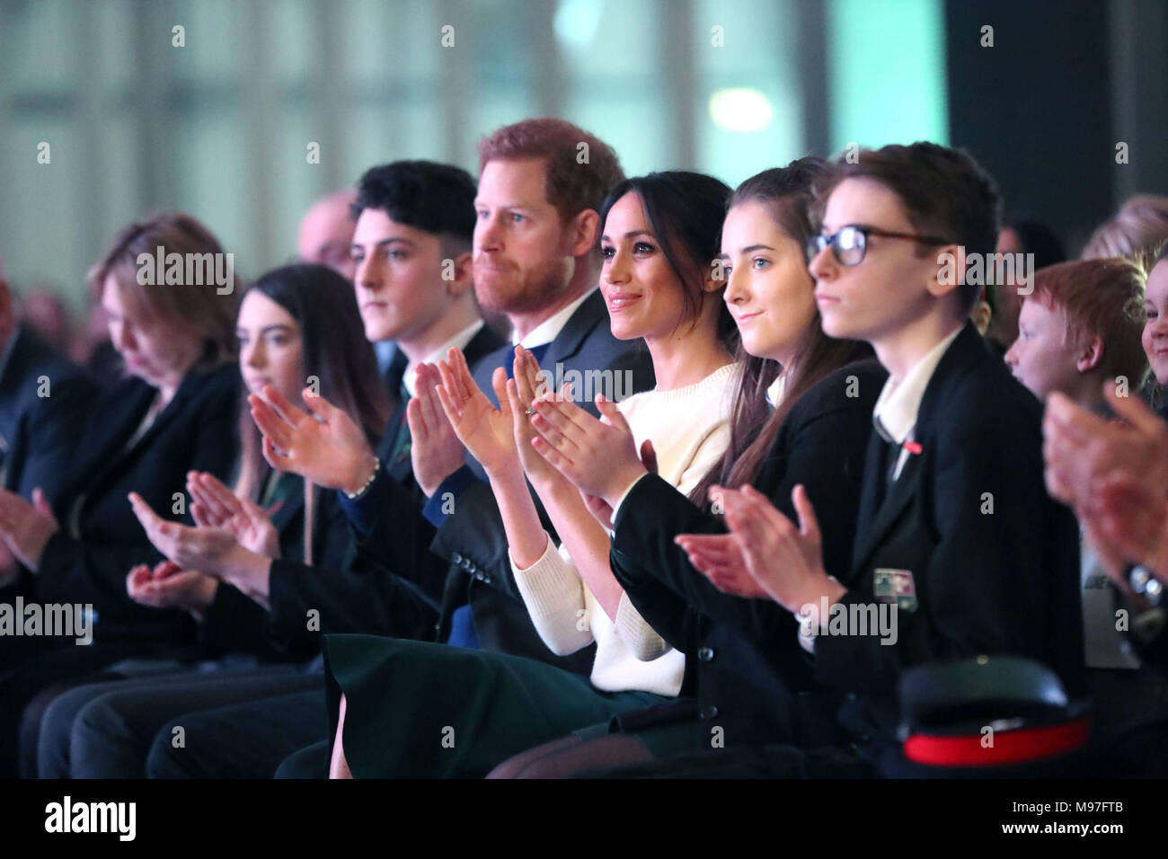 Meghan markle se joint aux invités pendant Banque de photographies et d ...