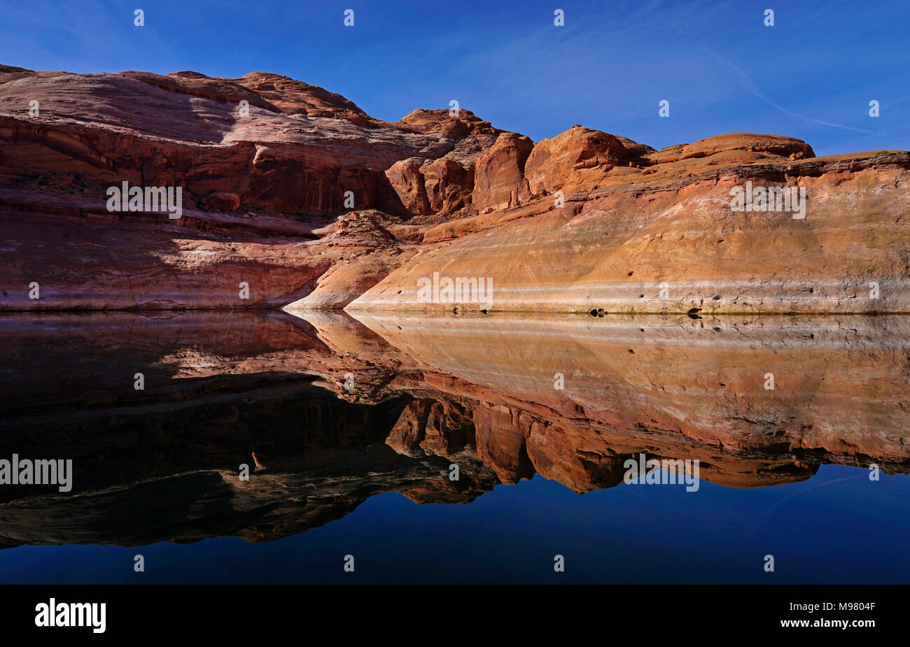 Le lac Powell et Glen Canyon National Park,Page,Arizona,Nord,USA Banque D'Images