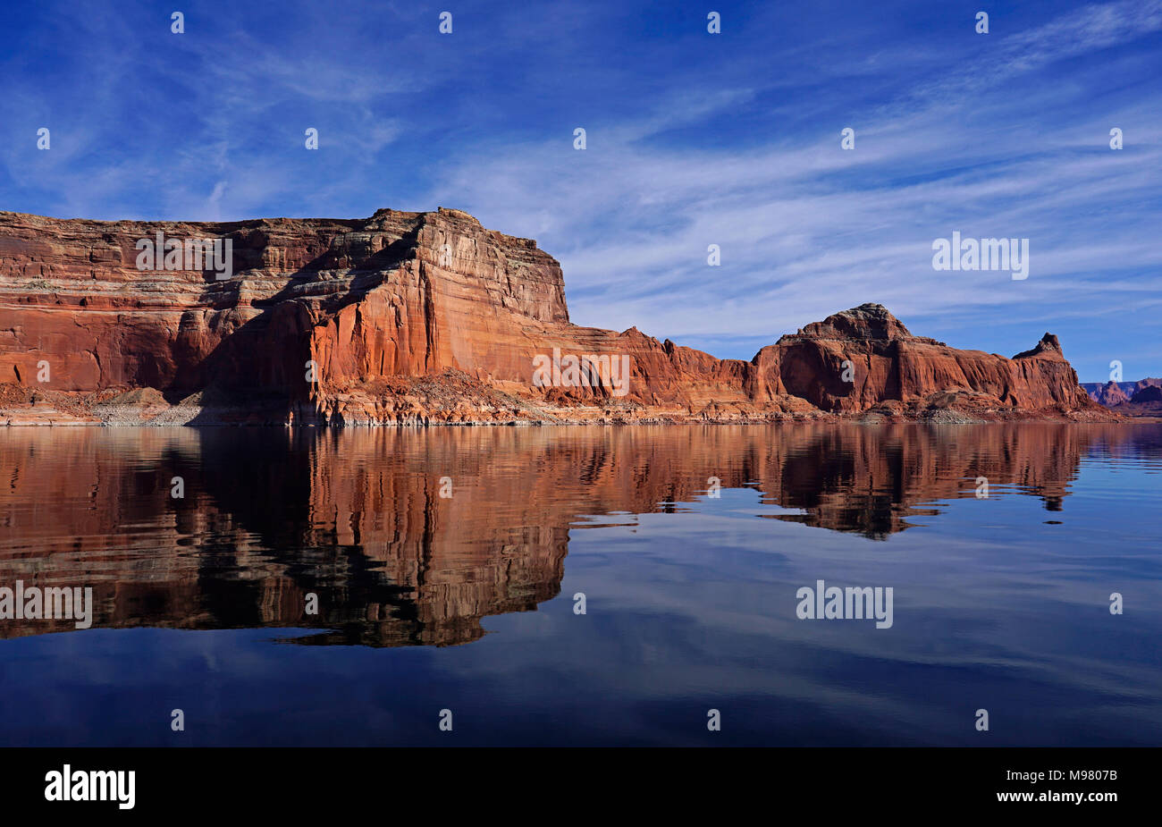 Le lac Powell et Glen Canyon National Park,Page,Arizona,Nord,USA Banque D'Images