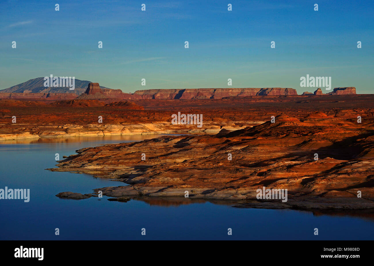 Le lac Powell et Glen Canyon National Park,Page,Arizona,Nord,USA Banque D'Images