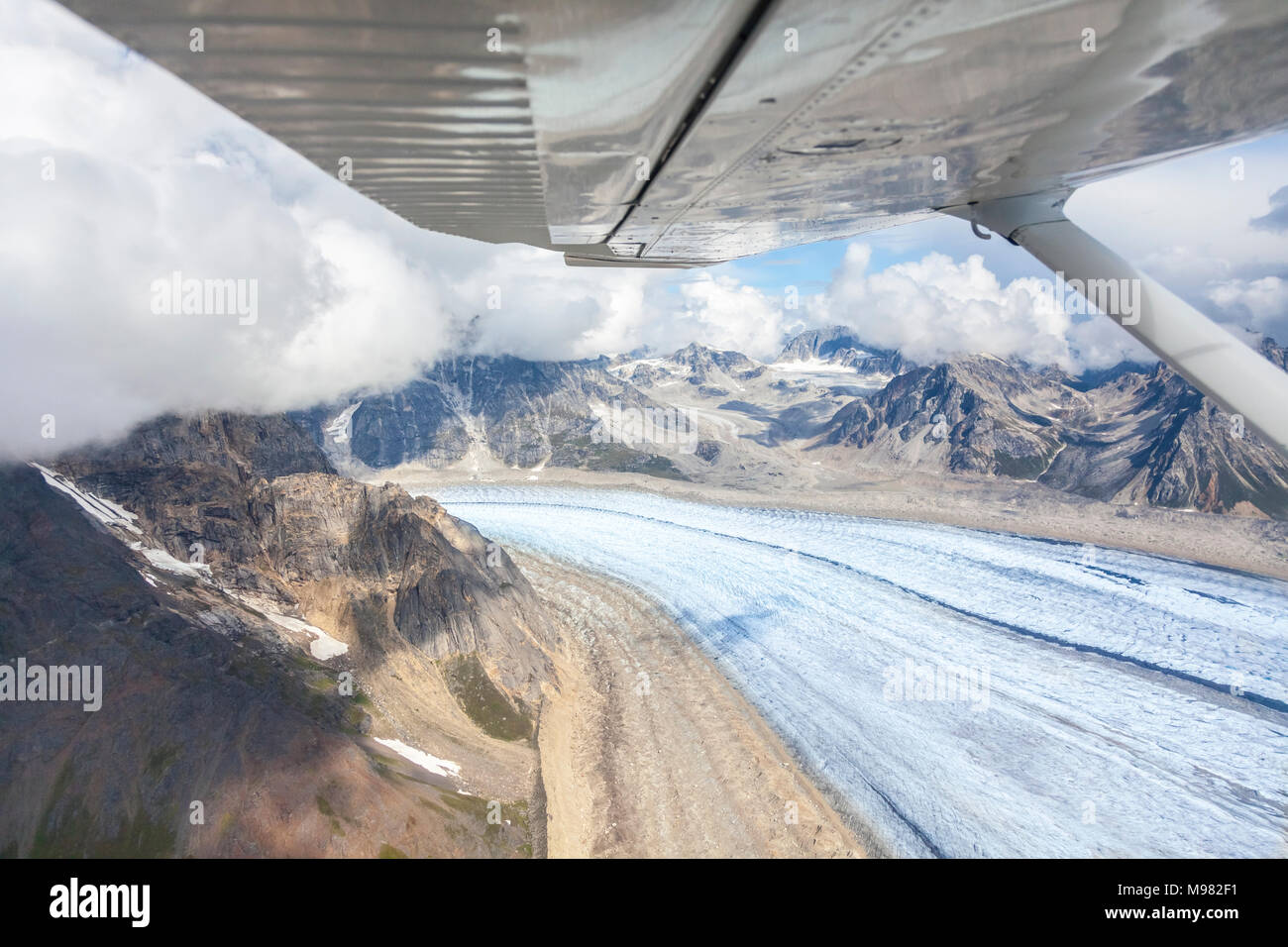 USA, Alaska, Ruth Glacier Banque D'Images
