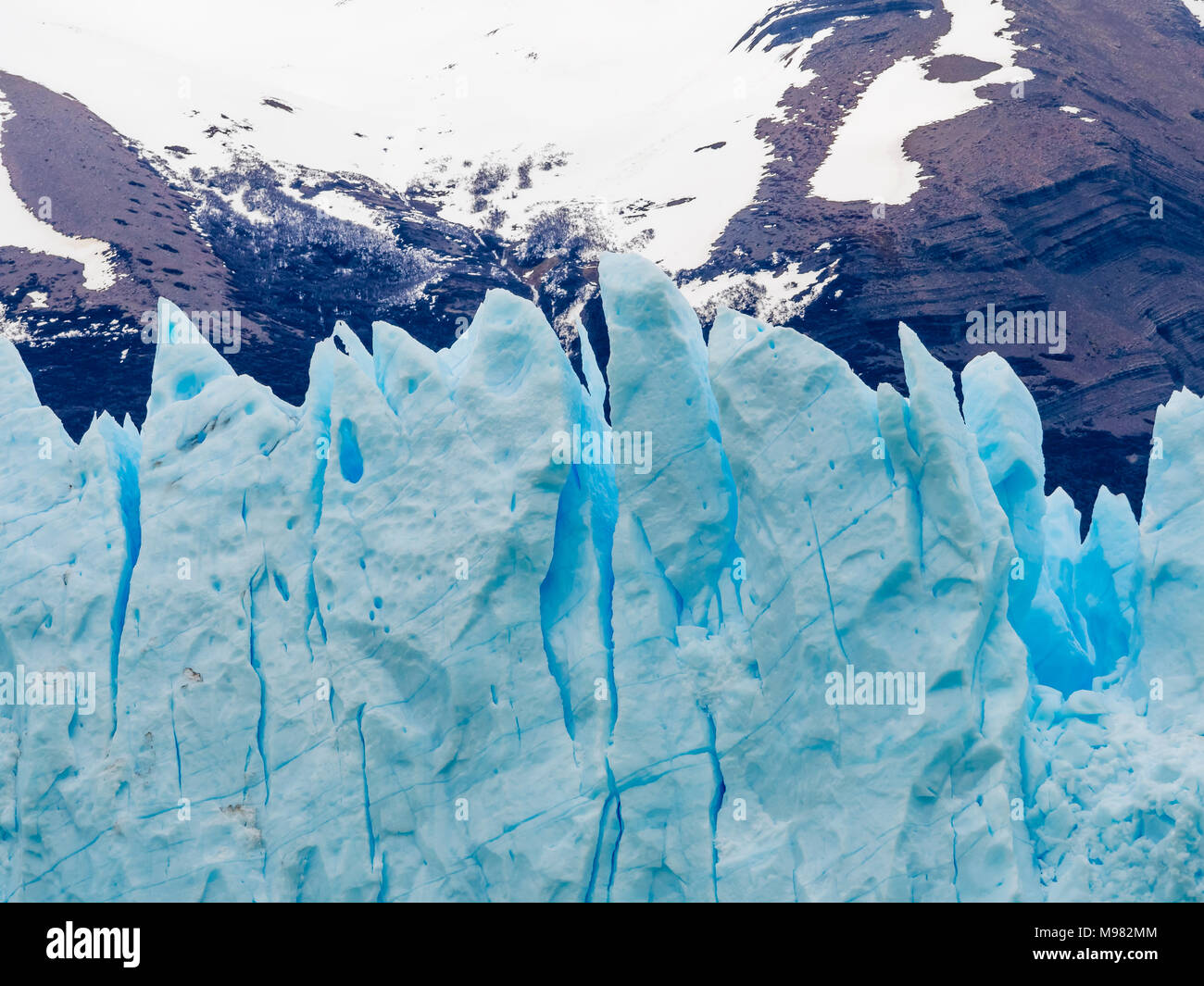 L'Argentine, El Calafate, Patagonie, Région de Perito Moreno Glacier Banque D'Images