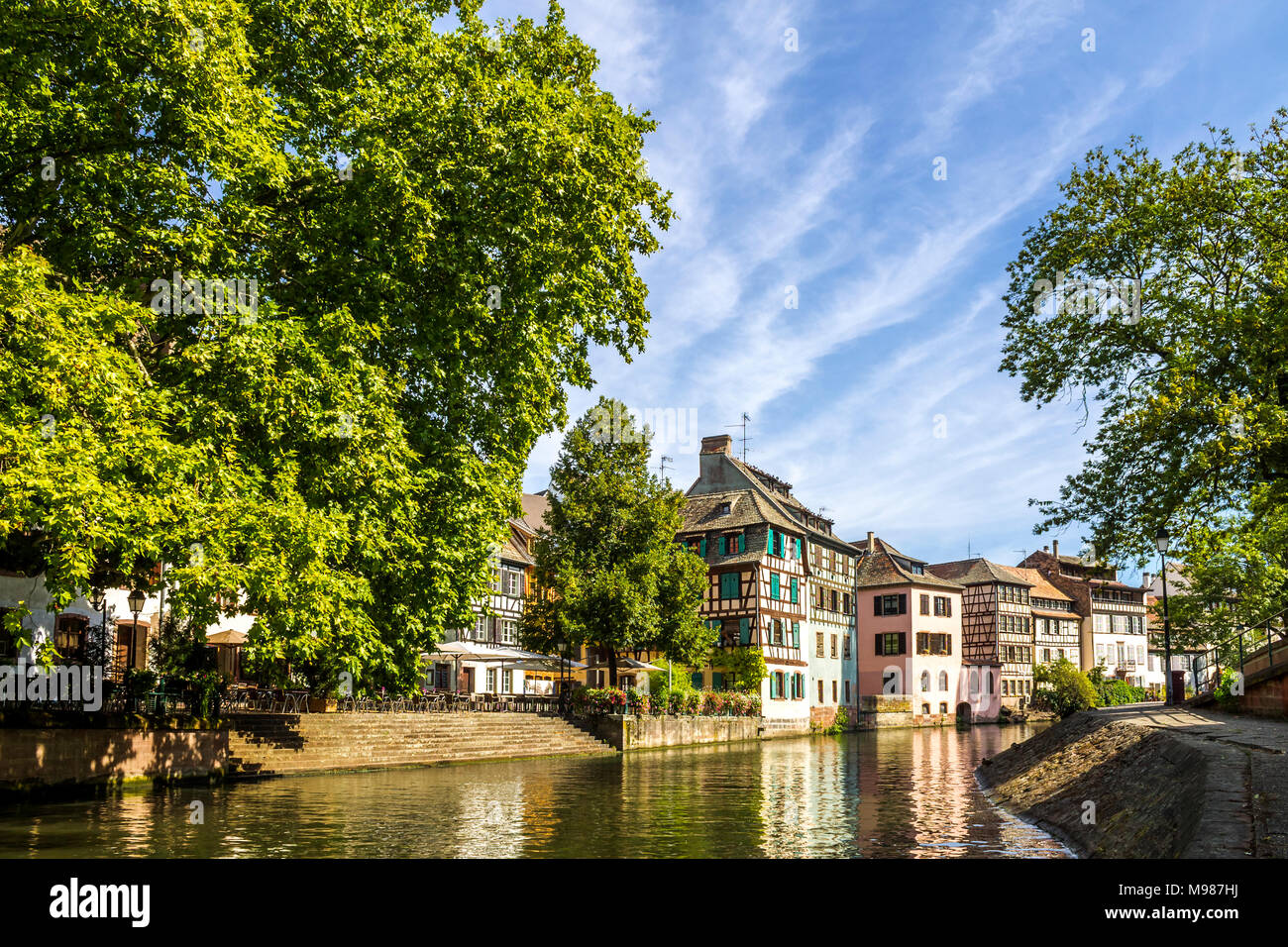France, Alsace, Strasbourg, vieille ville Banque D'Images