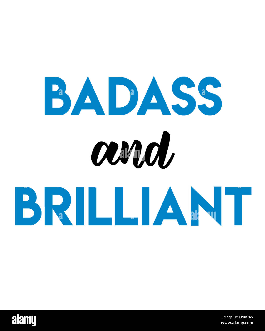 Badass et brillante Banque D'Images