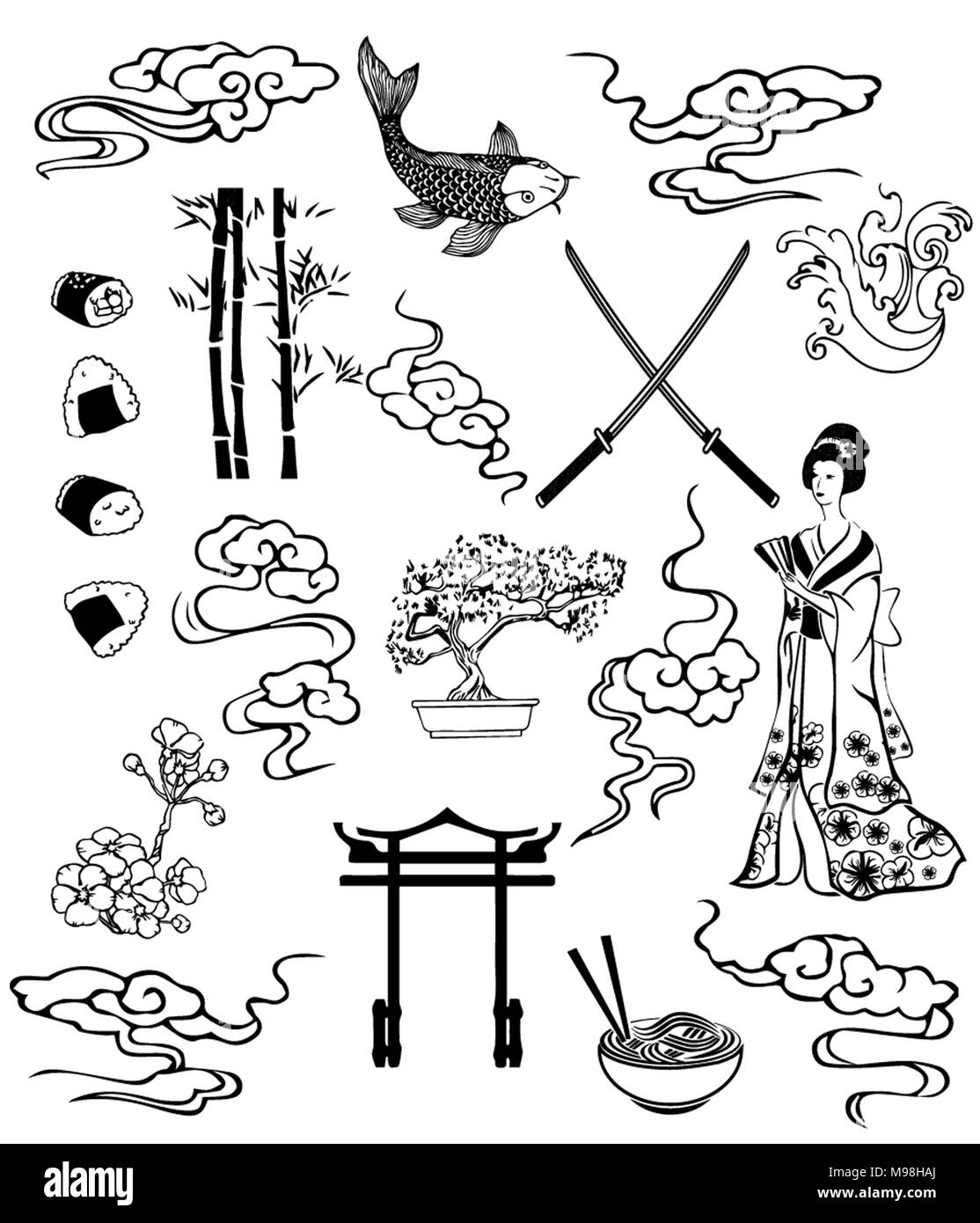 Quelque chose japon relatifs 2 Banque D'Images