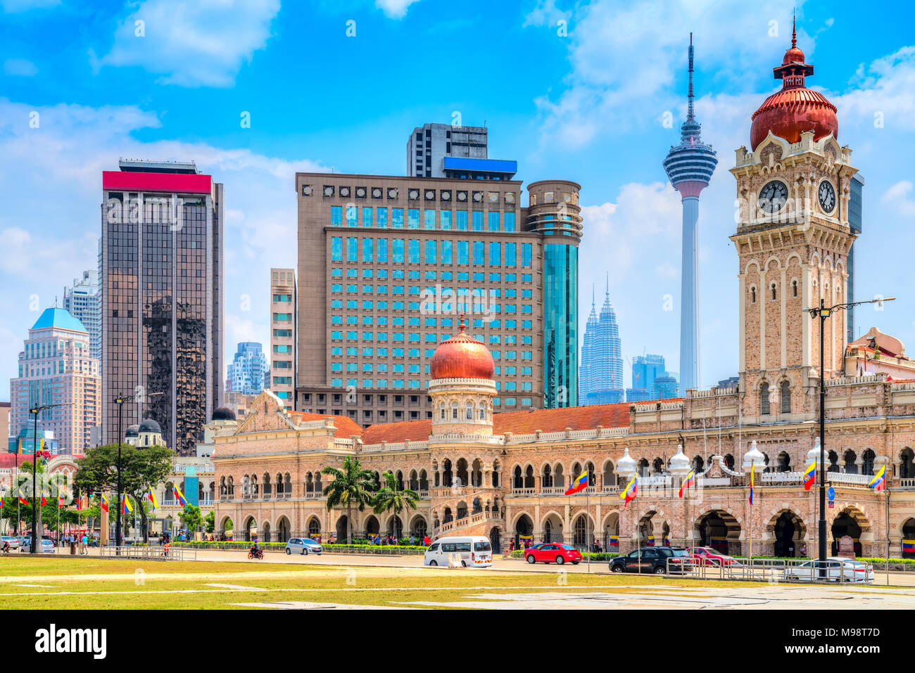 Kuala Lumpur, Malaisie. Sultan Abdul Samad building dans Merdeka Square. Banque D'Images
