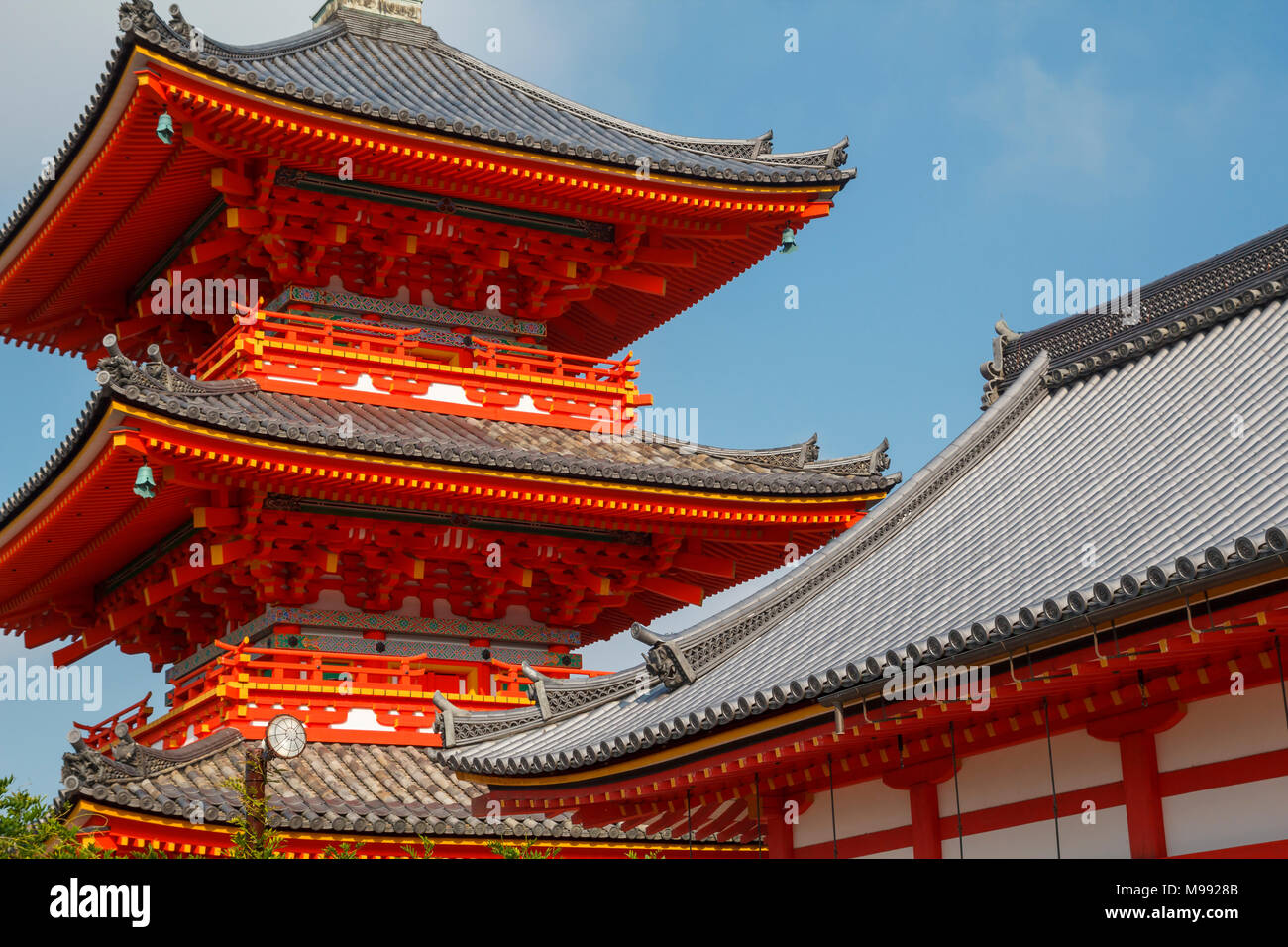 Temple Kiyomizu-dera, un temple bouddhiste indépendant dans l'est de Kyoto, Japon Banque D'Images