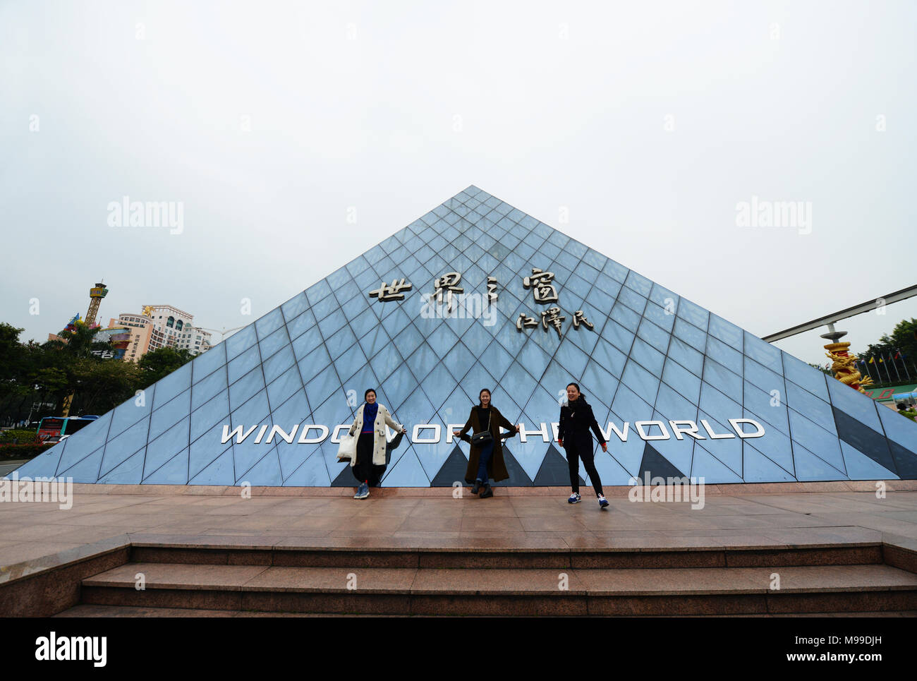 Windows du monde parc thématique à Shenzhen, Chine. Banque D'Images