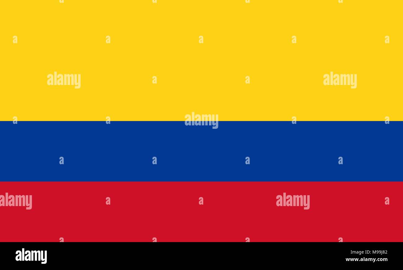 Colombie drapeau symbole officiel Illustration de Vecteur