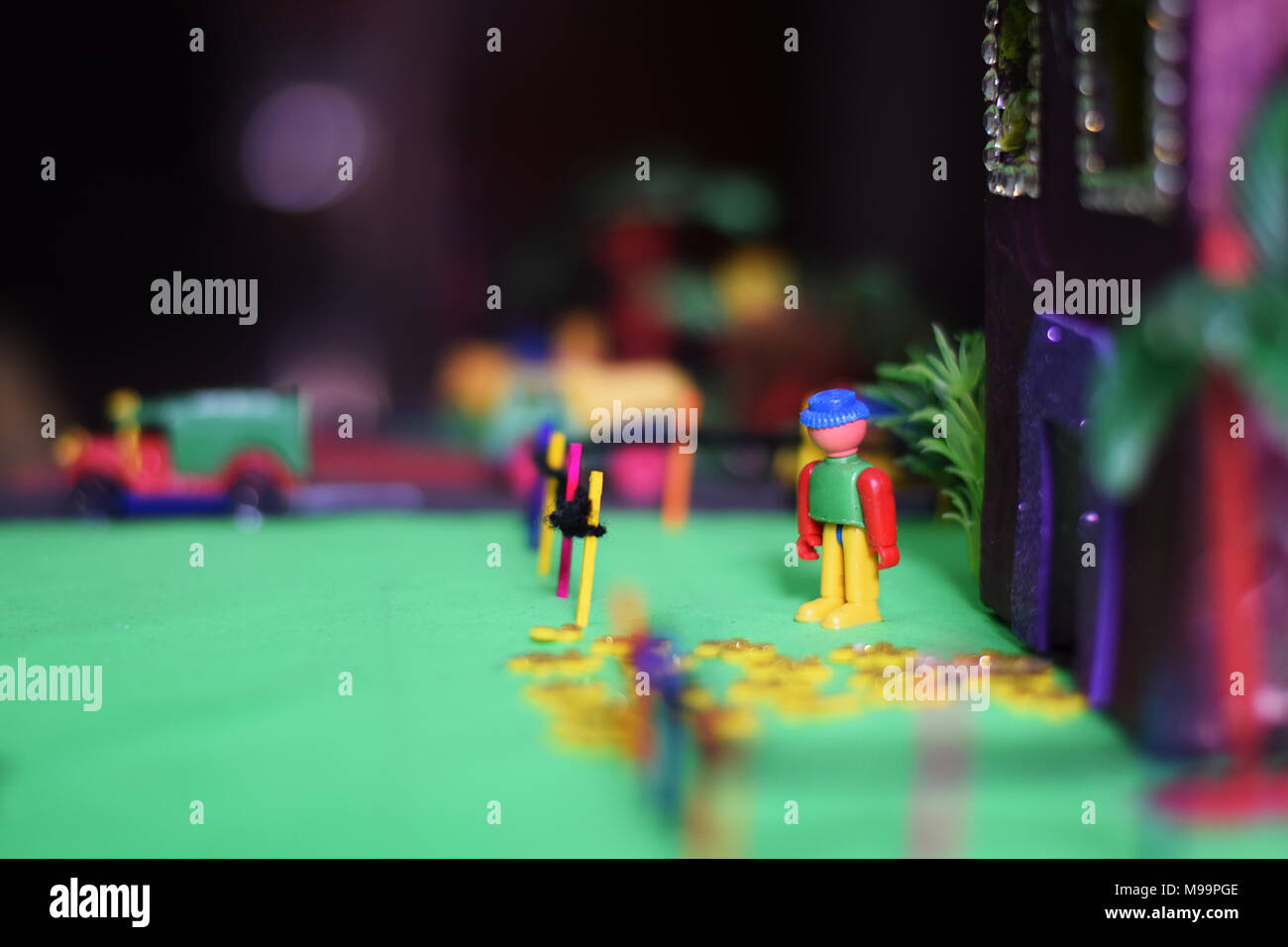 Projet scolaire sur la déforestation Banque D'Images