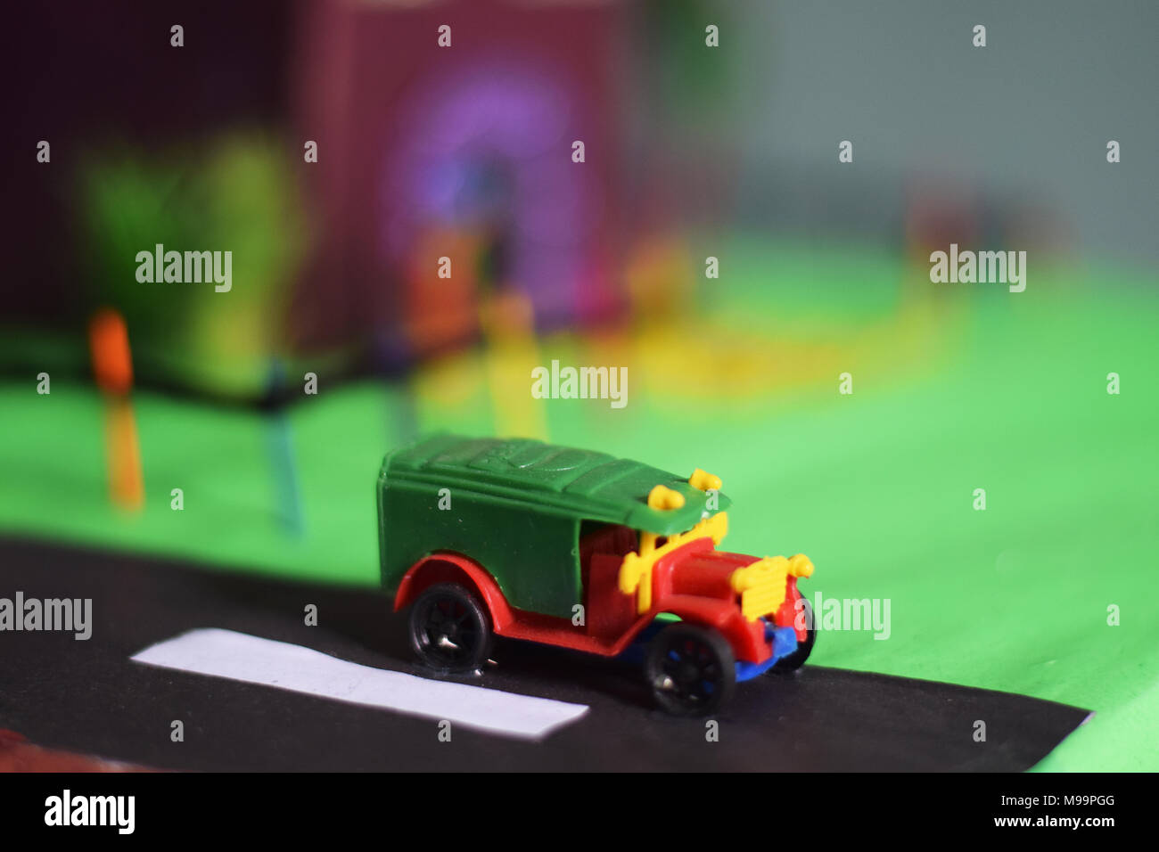 Projet scolaire sur la déforestation Banque D'Images