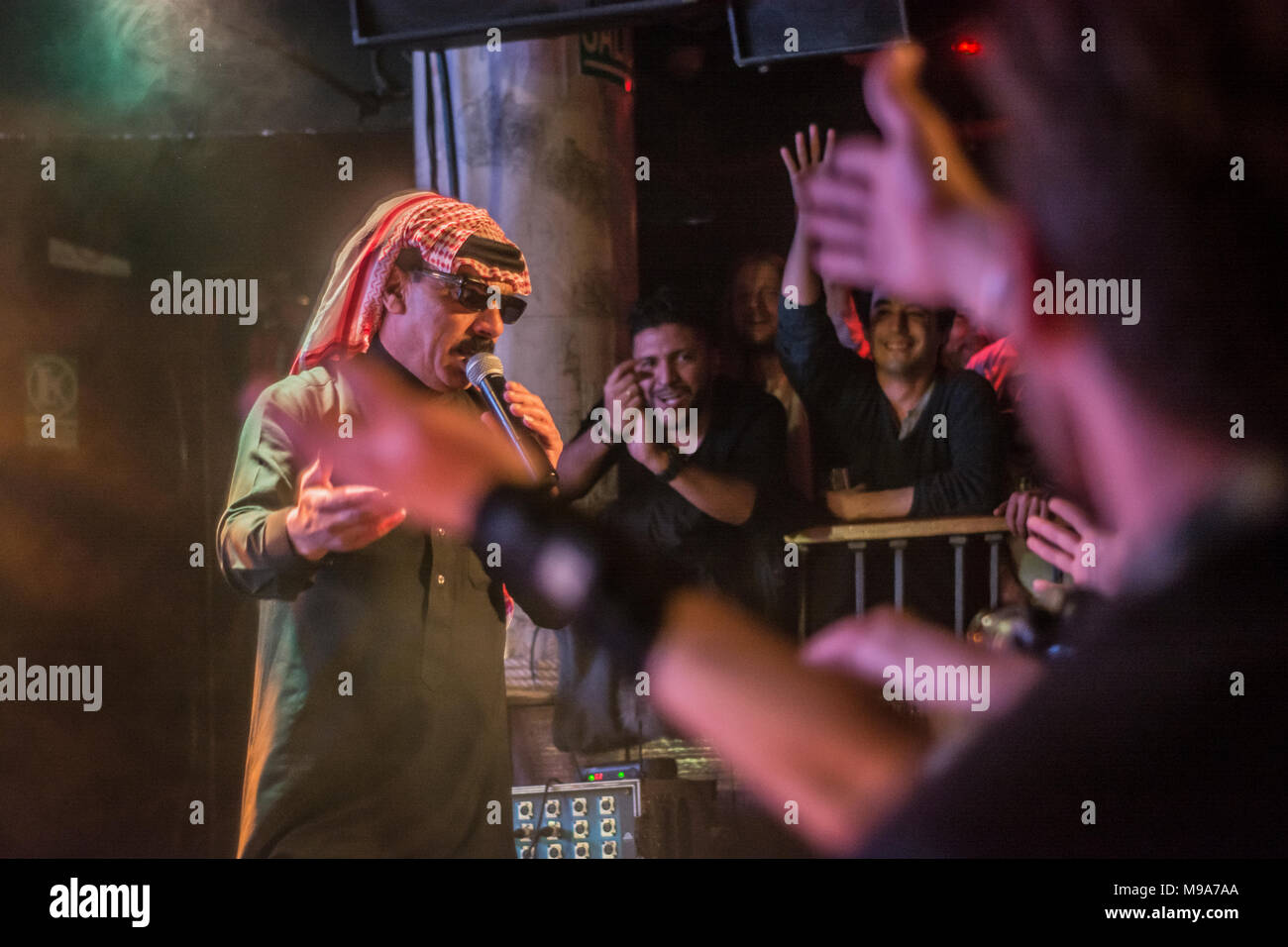 Madrid, Espagne. 23 mars, 2018. Omar Souleyman concert à Madrid, Espagne Credit : Alberto Ramírez Sibaja/Alamy Live News Banque D'Images