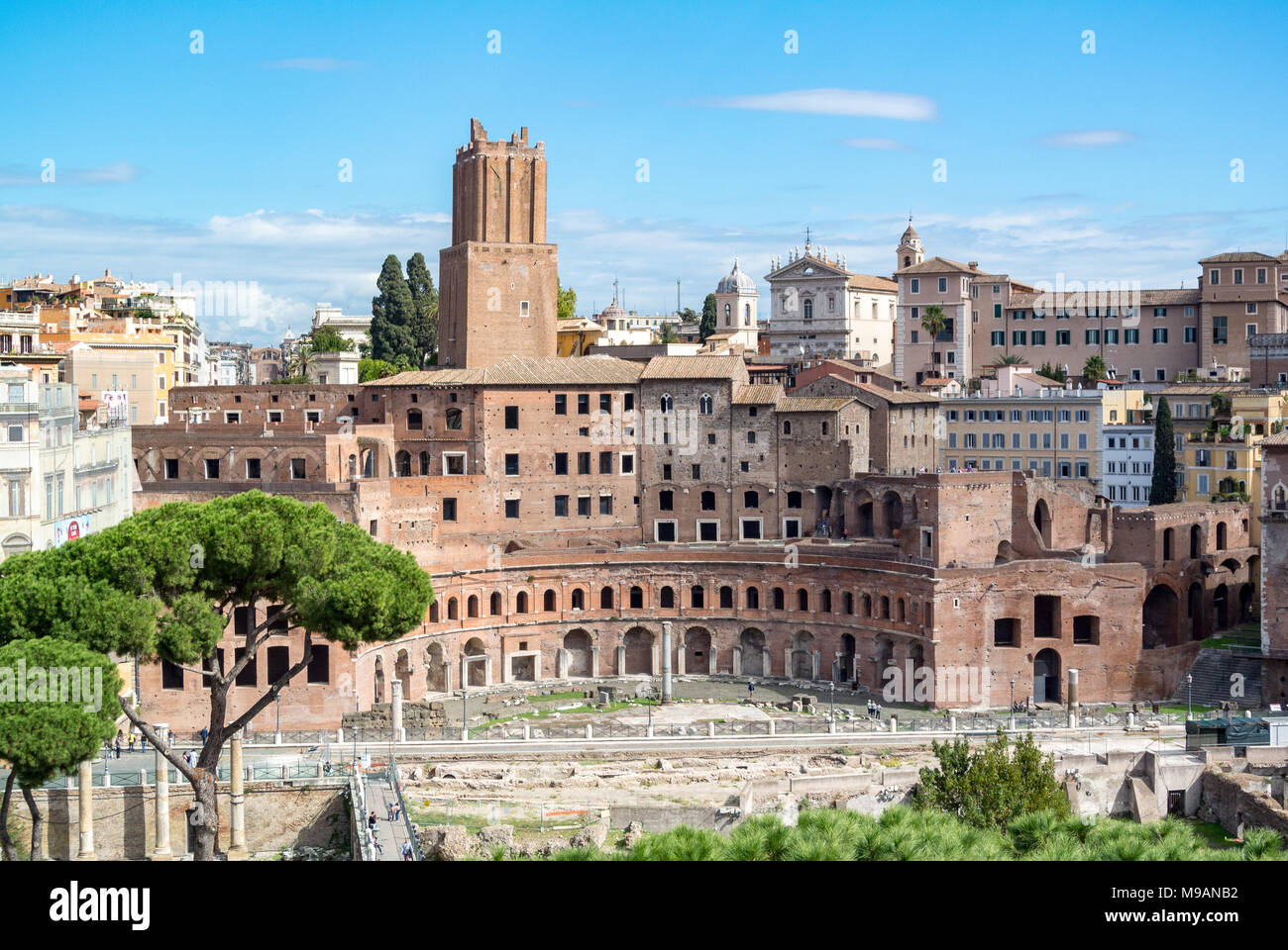 Marchés de Trajan, Rome, Italie Banque D'Images