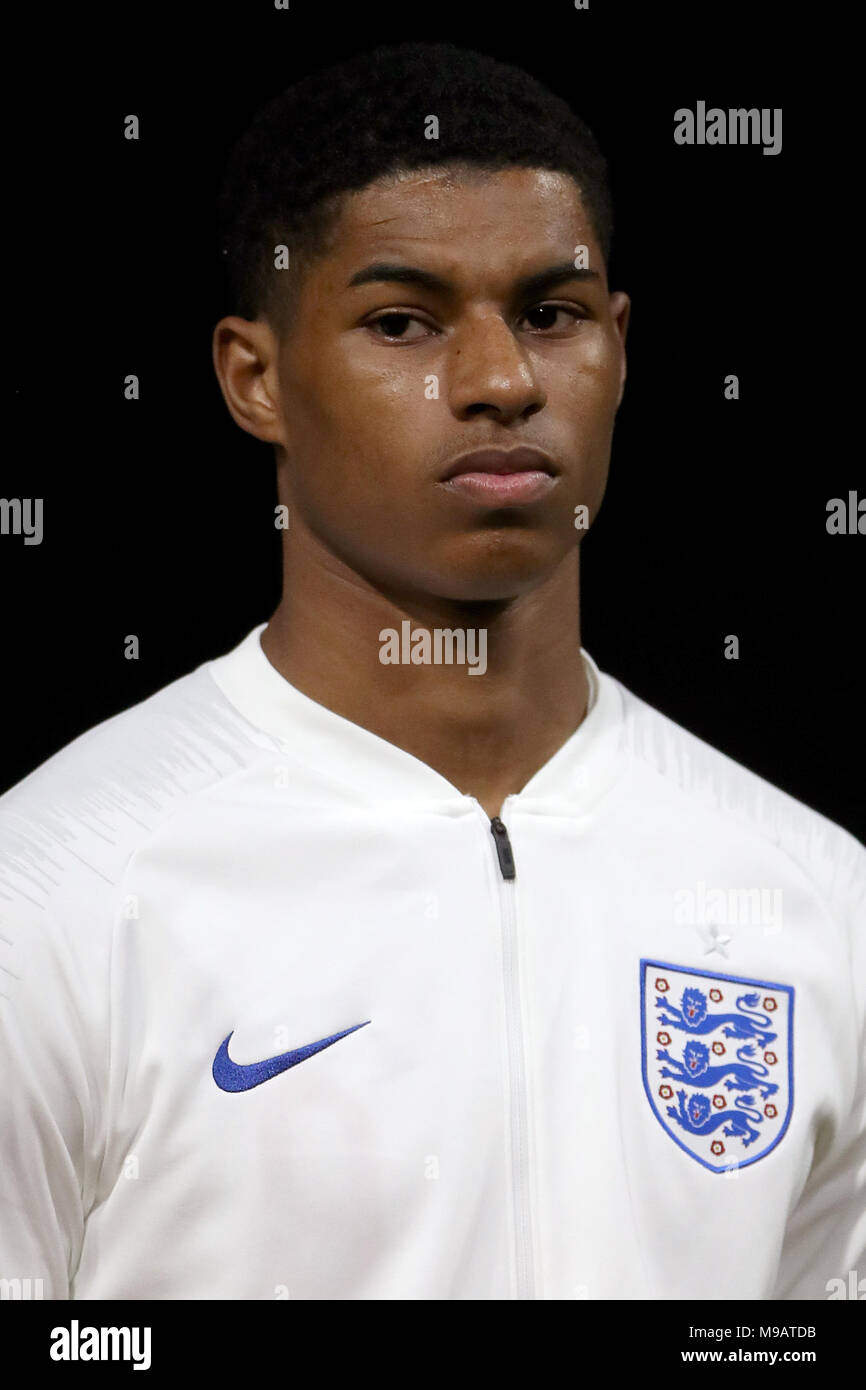 L'Angleterre Marcus Rashford Banque D'Images