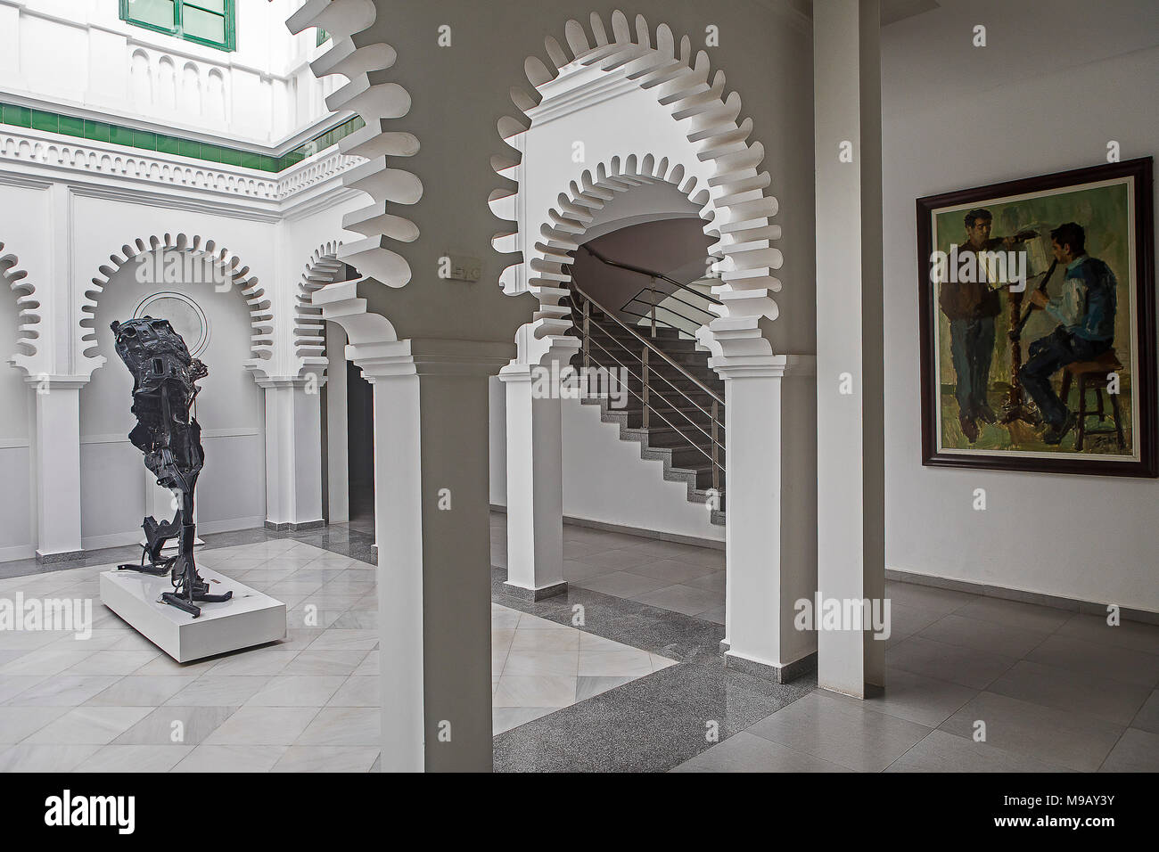 Centre d'Art moderne, de Tétouan Tetouan. Maroc Banque D'Images