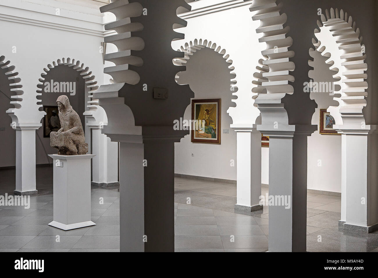 Centre d'Art moderne, de Tétouan Tetouan. Maroc Banque D'Images