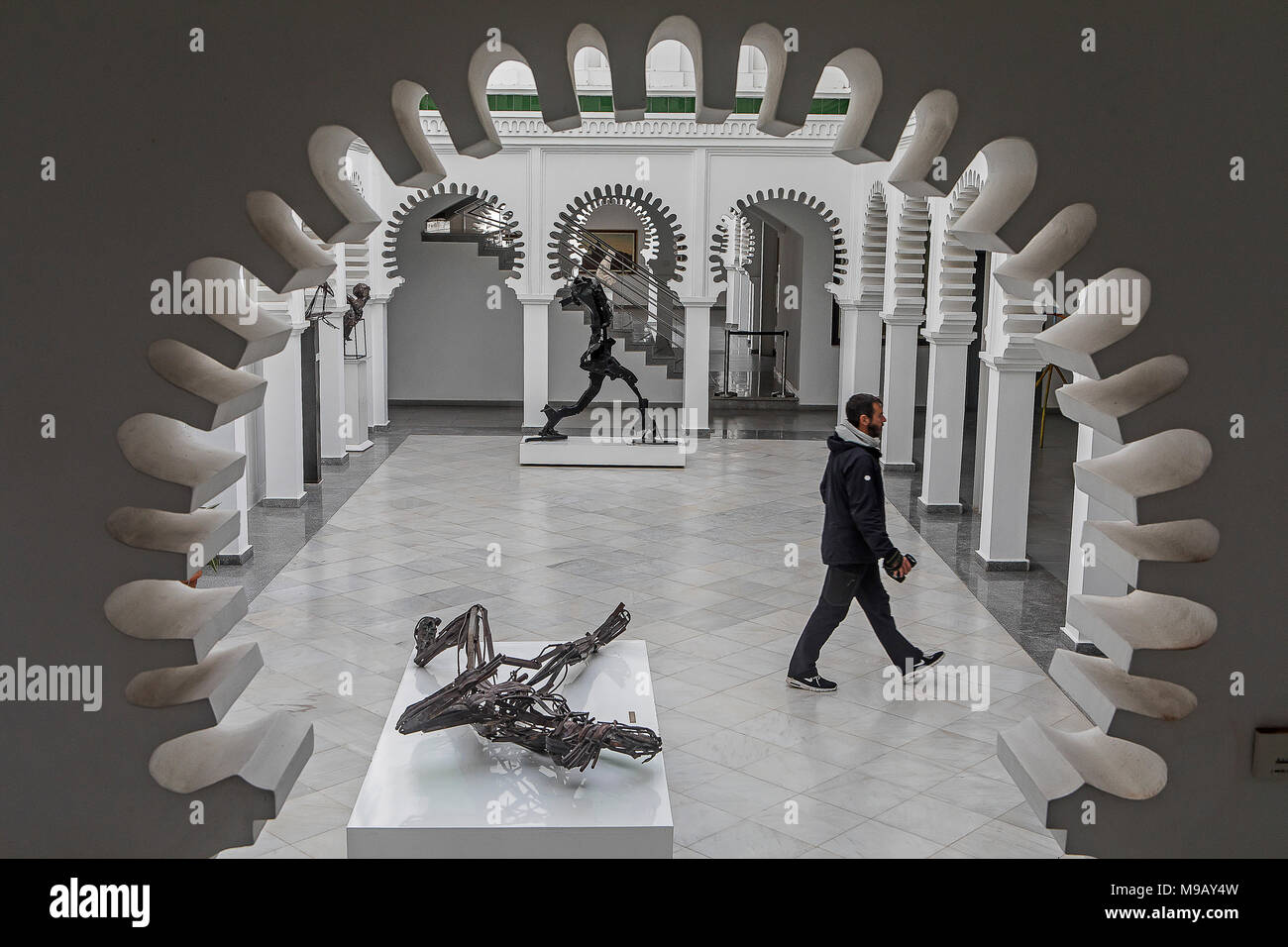 Centre d'Art moderne, de Tétouan Tetouan. Maroc Banque D'Images