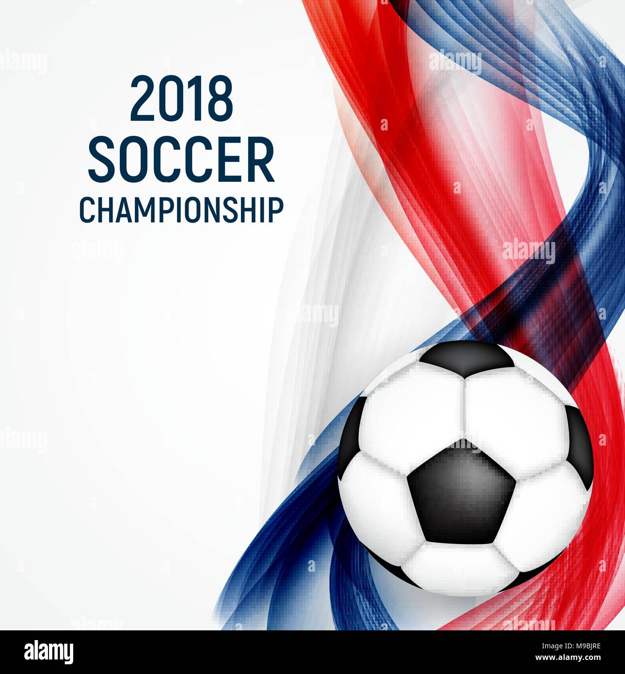 2018 Championnat de soccer Background Vector Illustration Illustration de Vecteur