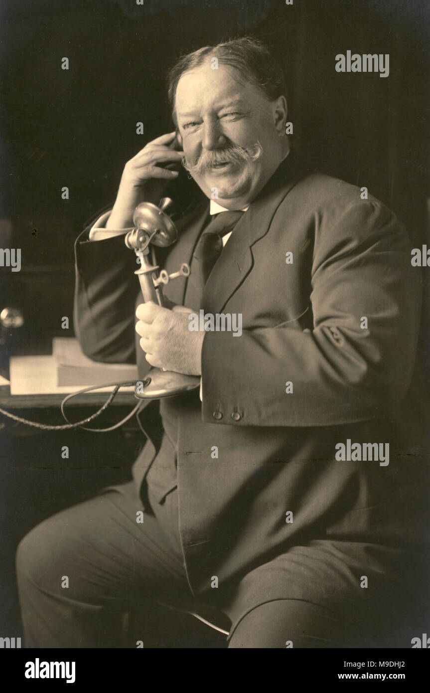 William Howard Taft, William Taft (1857 - 1930) 27e président des États-Unis (1909-1913) Banque D'Images