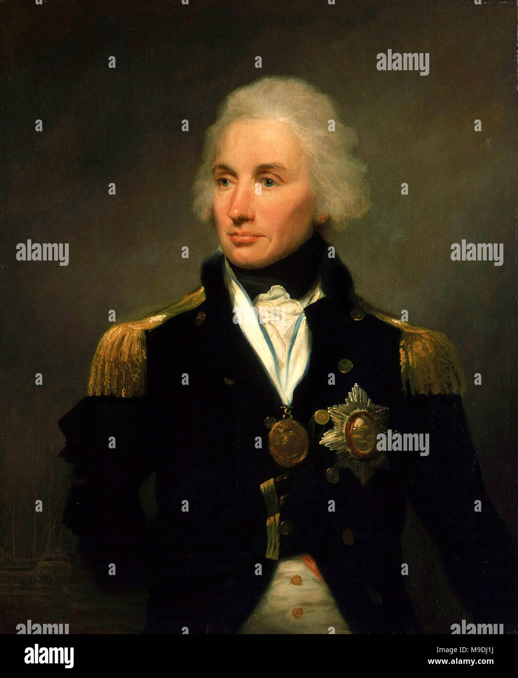 Le vice-amiral Horatio Nelson, le Vice-amiral Horatio Nelson, 1er vicomte Nelson, duc de Bronté, KO (1758 - 1805), officier britannique de la Royal Navy. Banque D'Images