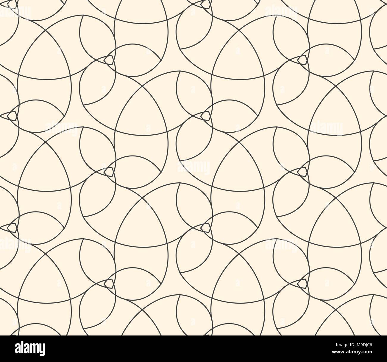 Motif à fleurs transparente sur fond beige Illustration de Vecteur