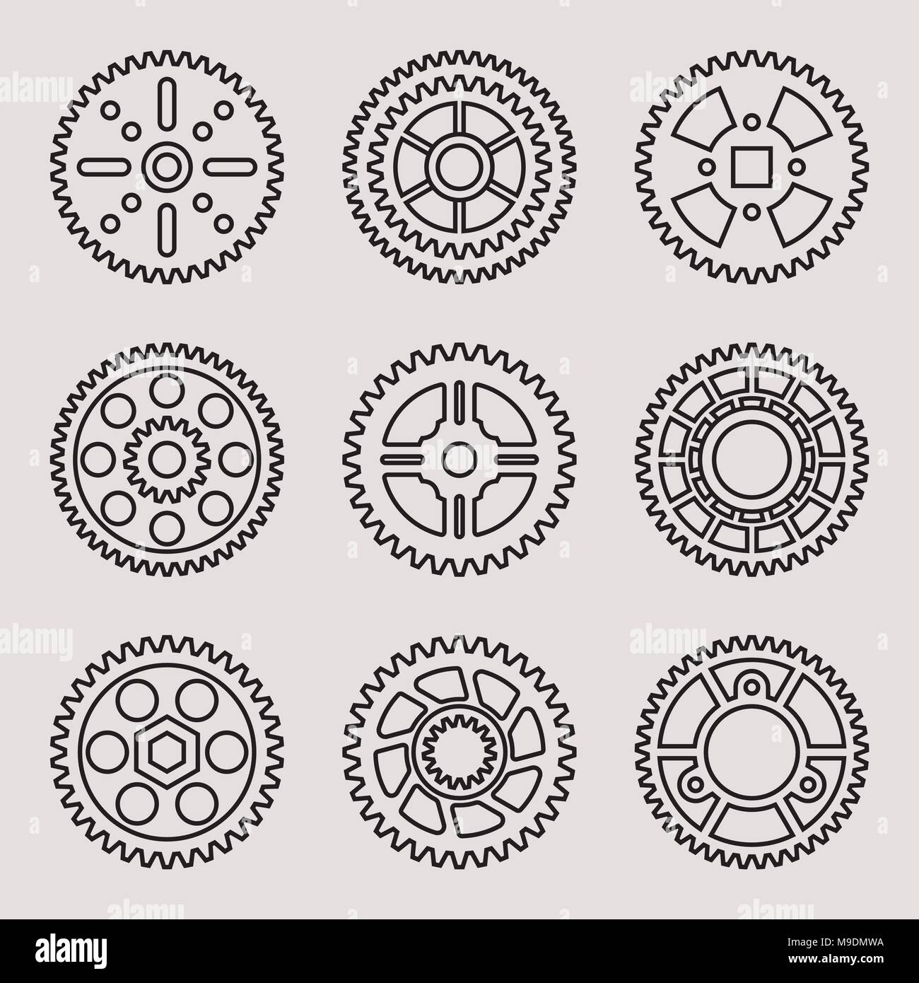 Roues de rechange Banque d'images vectorielles - Alamy