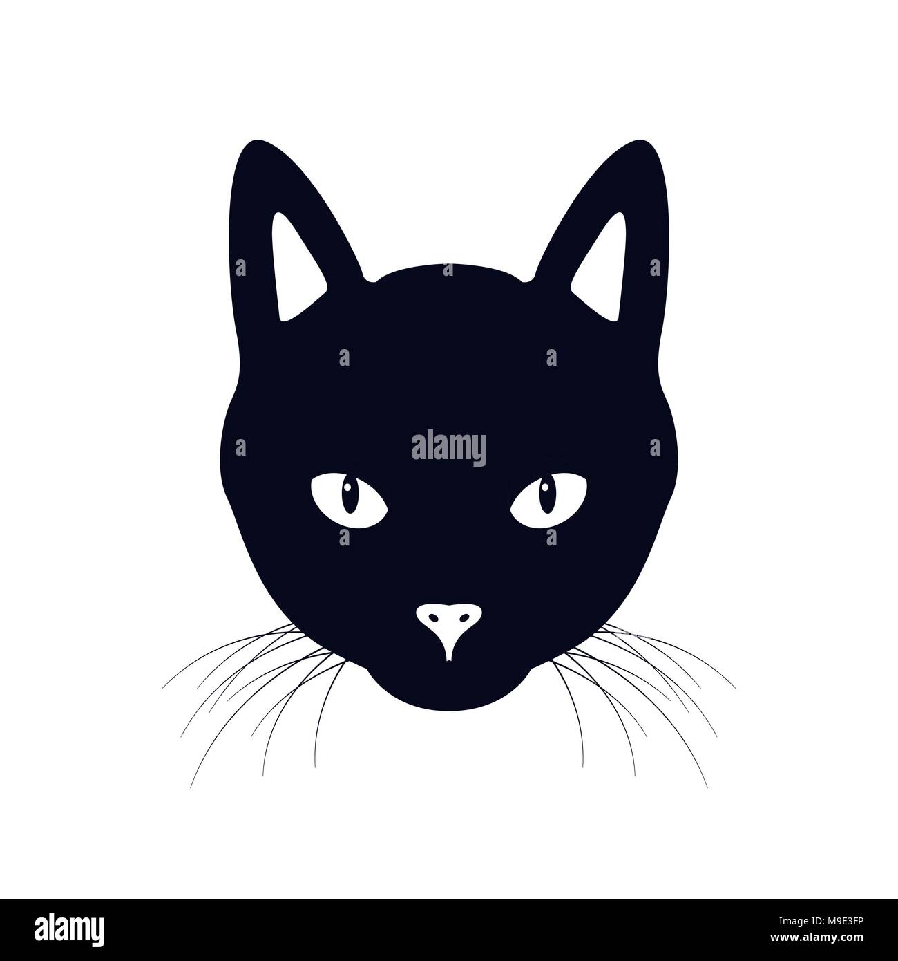 Le Visage De Chat Noir Illustration Vectorielle Isole Sur Un Fond Blanc Pour Un Autocollant Ou Un Masque Image Vectorielle Stock Alamy Le Visage De Chat Noir Illustration Vectorielle Isole Sur Un Fond Blanc Pour Un Autocollant Ou Un Masque Image Vectorielle Stock Alamy