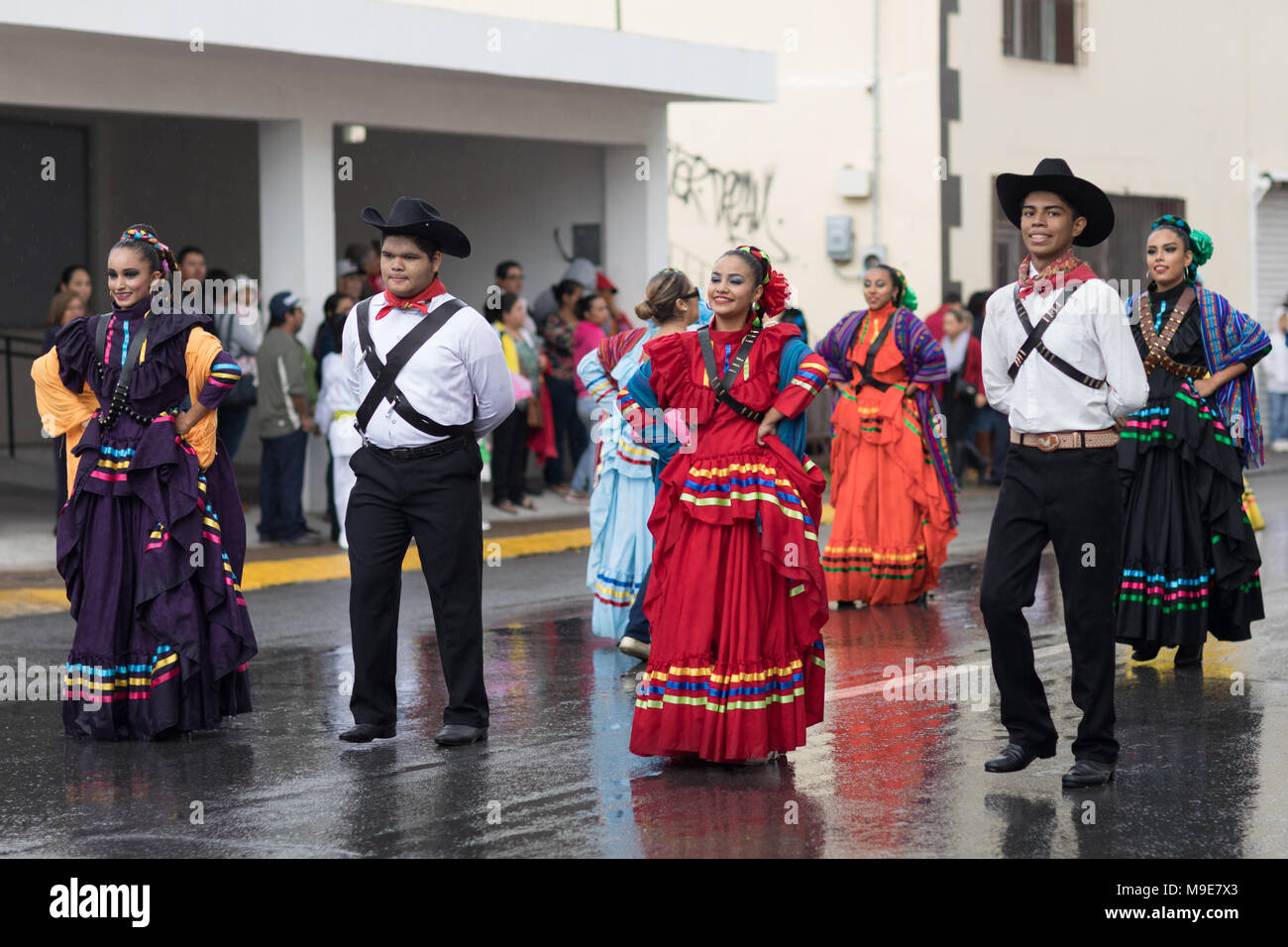H. Matamoros, Tamaulipas, Mexique - 20 novembre 2017 - Le défilé le 20 novembre commémore le début de la révolution mexicaine de 1910 contre Porfiri Banque D'Images