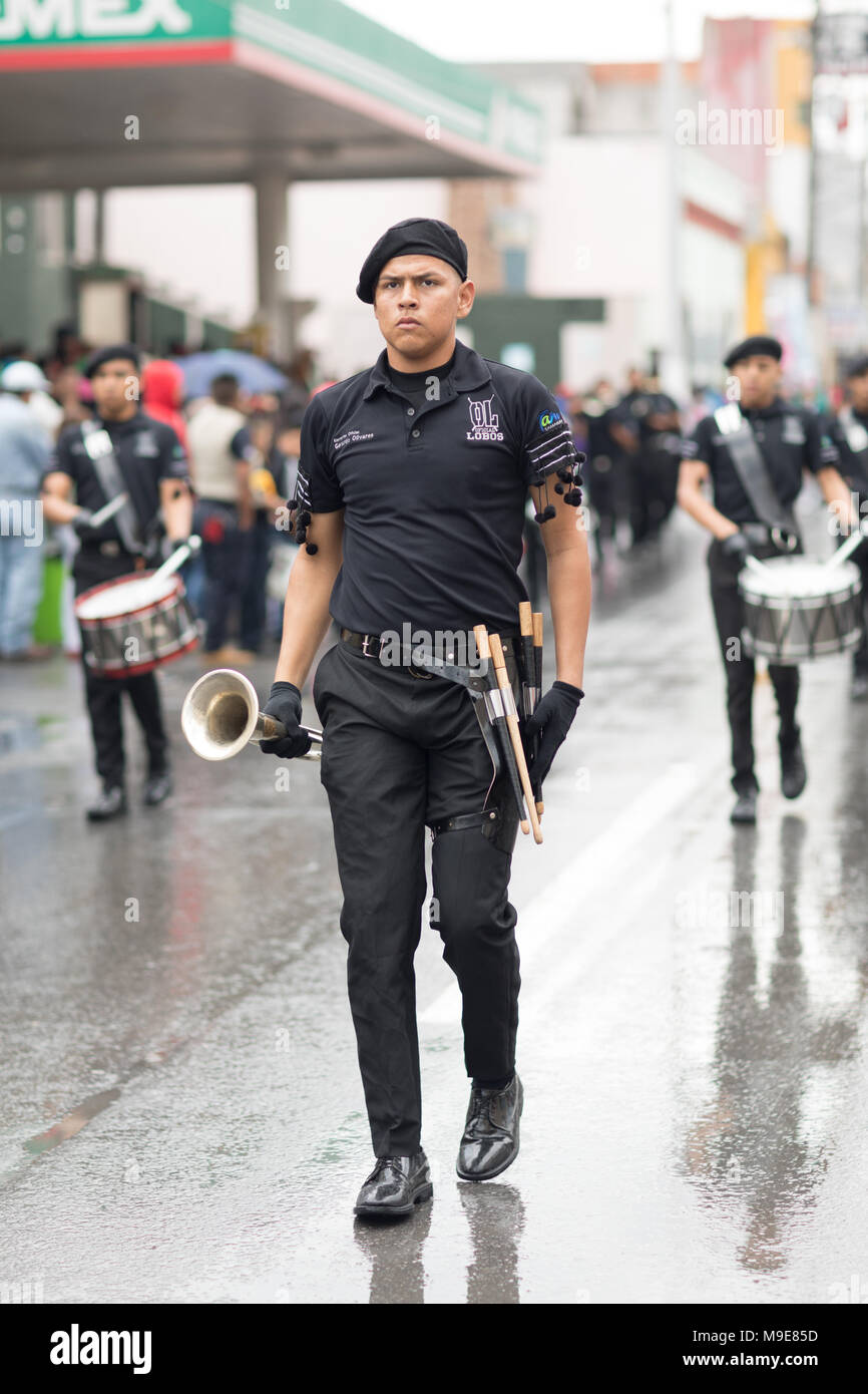 H. Matamoros, Tamaulipas, Mexique - 20 novembre 2017 - Le défilé le 20 novembre commémore le début de la révolution mexicaine de 1910 contre Porfiri Banque D'Images