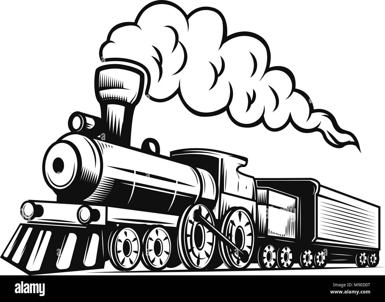 Train de garde corps Banque d'images vectorielles - Alamy
