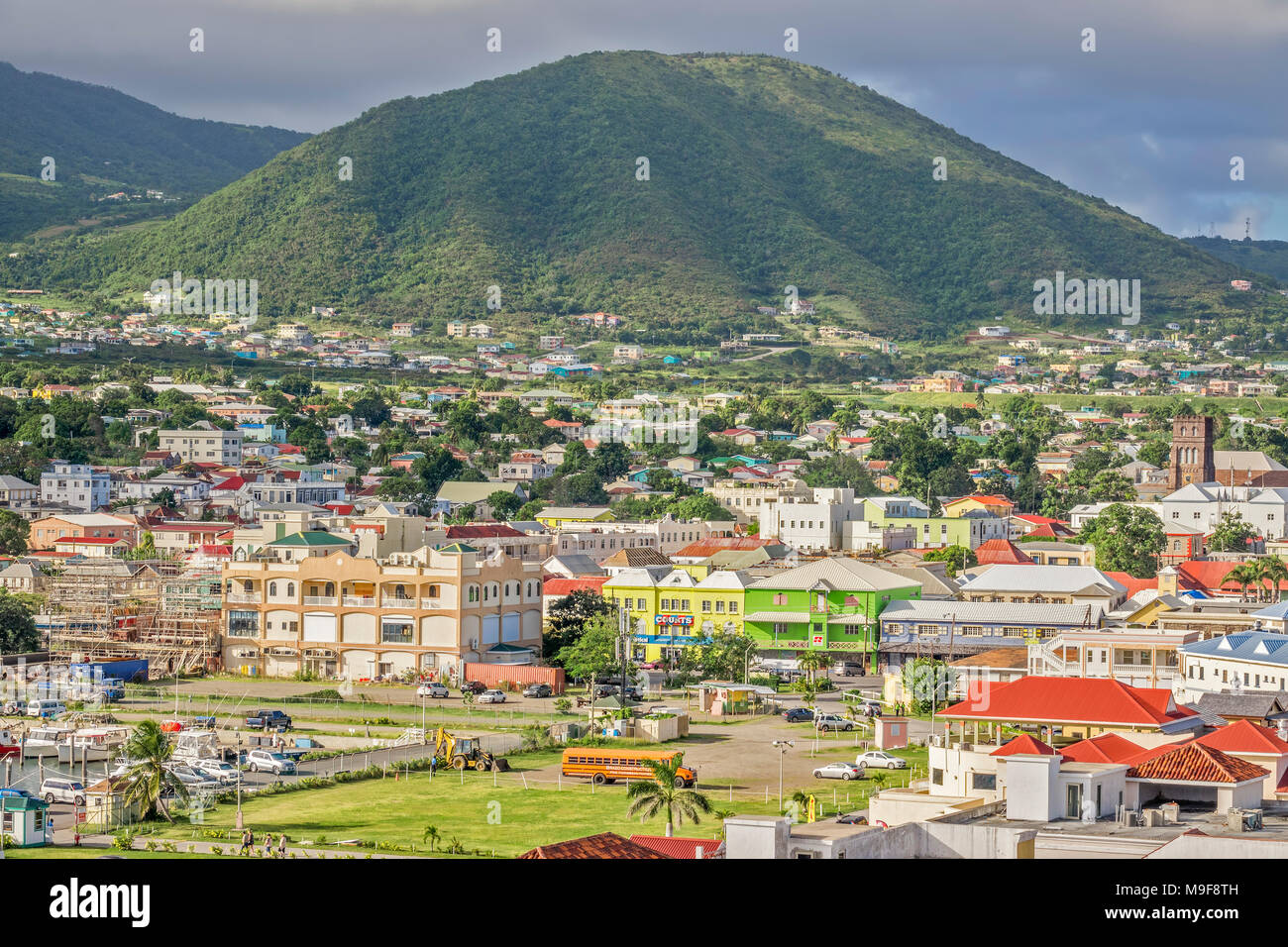 Basseterre, Saint Kitts, West Indies Banque D'Images