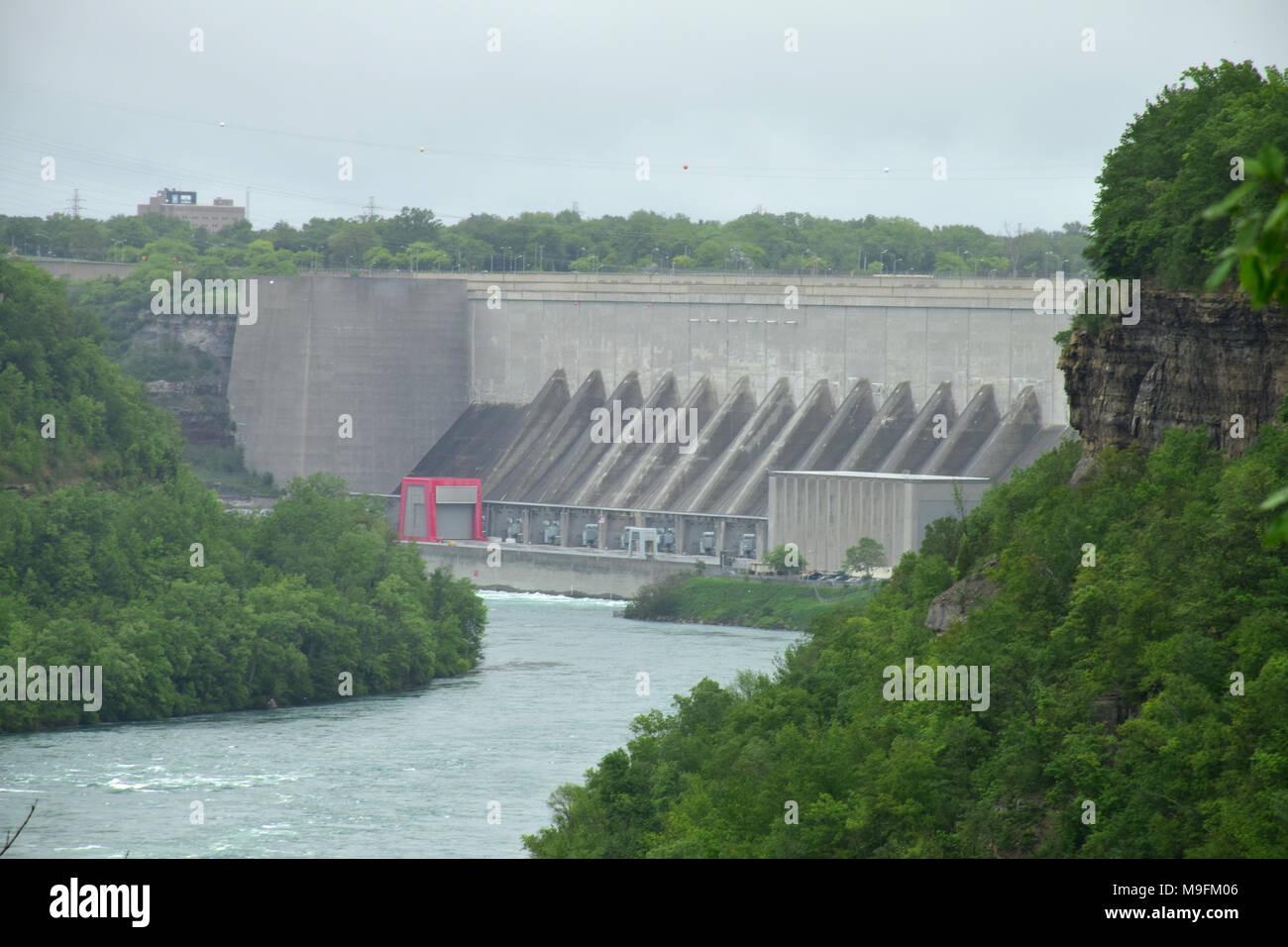 Dam, Niagara, situé à Lewiston, New York, USA Banque D'Images