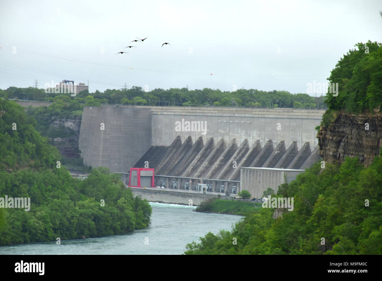 Dam, Niagara, situé à Lewiston, New York, USA Banque D'Images