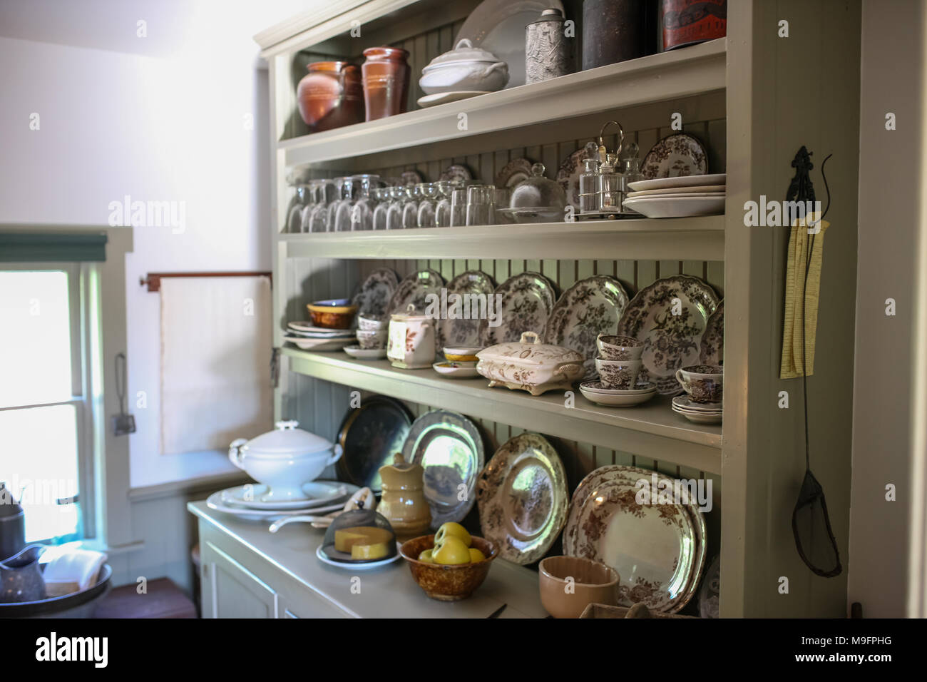 Les chambres de l'intérieur de la maison aux pignons verts, la Prince Edward Island farm house qui est le paramètre pour le roman de Lucy Maud Montgomery, Anne of Green Gables. Banque D'Images