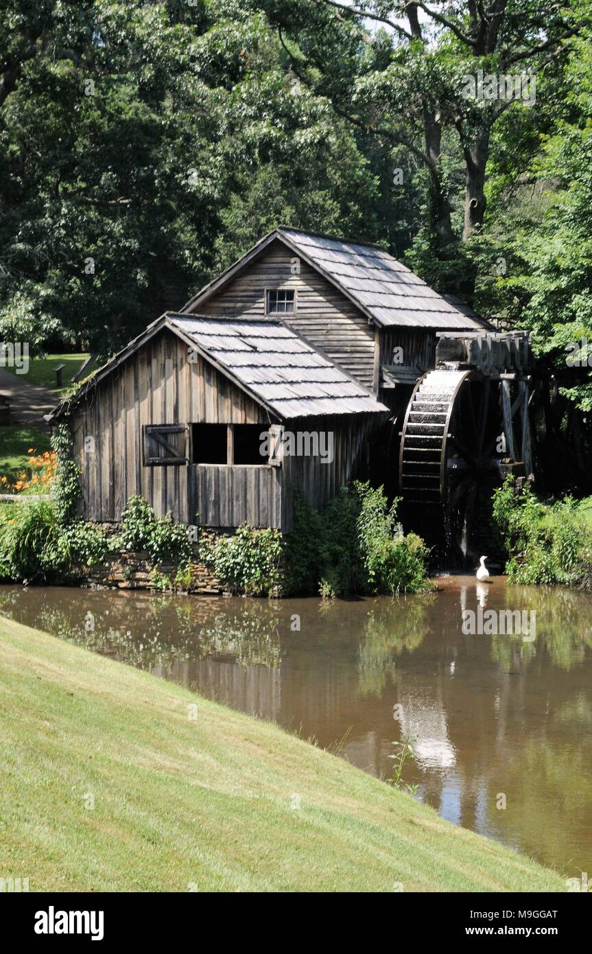 Mabry Mill sur le Blue Ridge Parkway en Virginie Banque D'Images