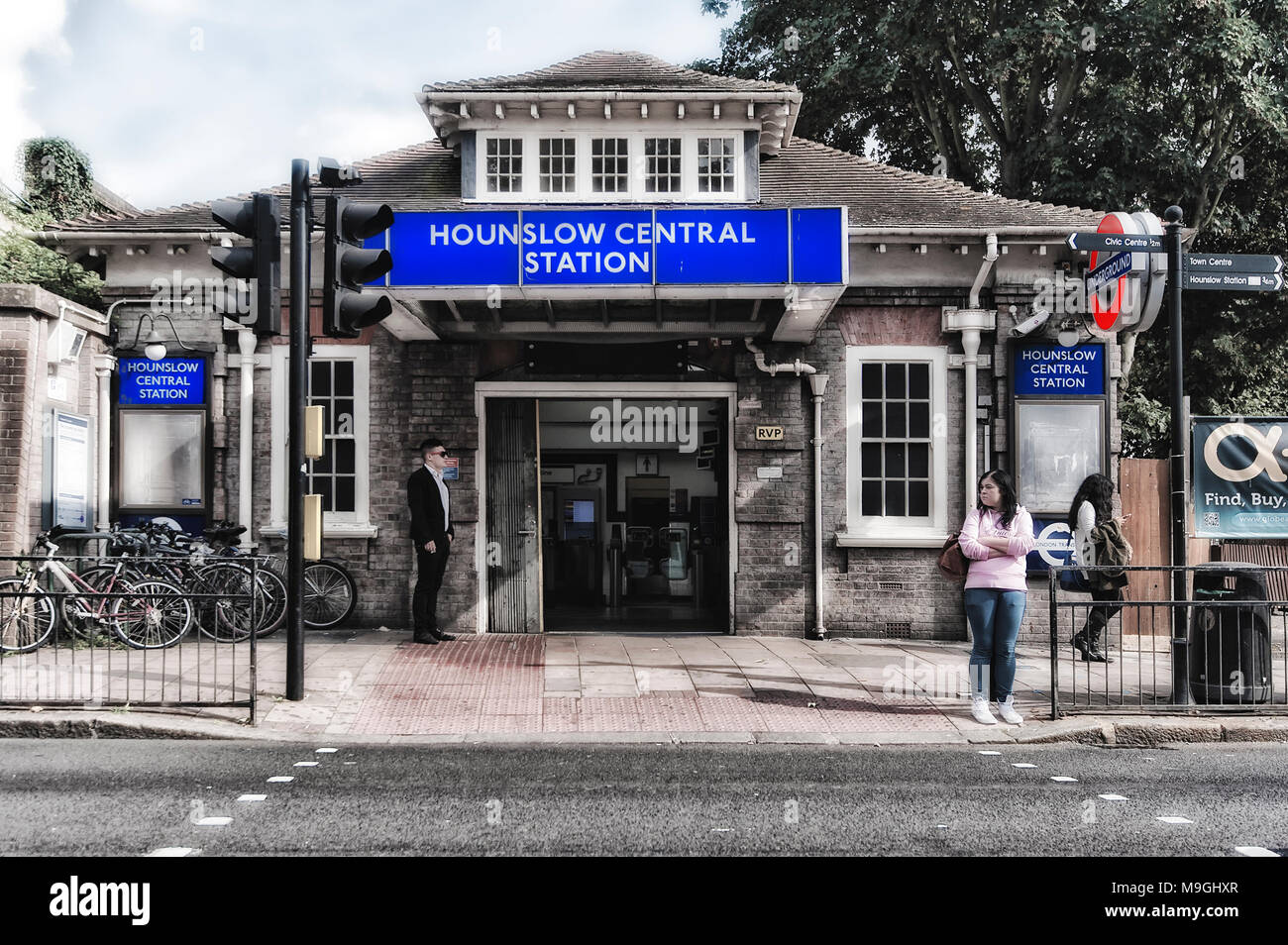 La station de métro Hounslow Central : Banque D'Images
