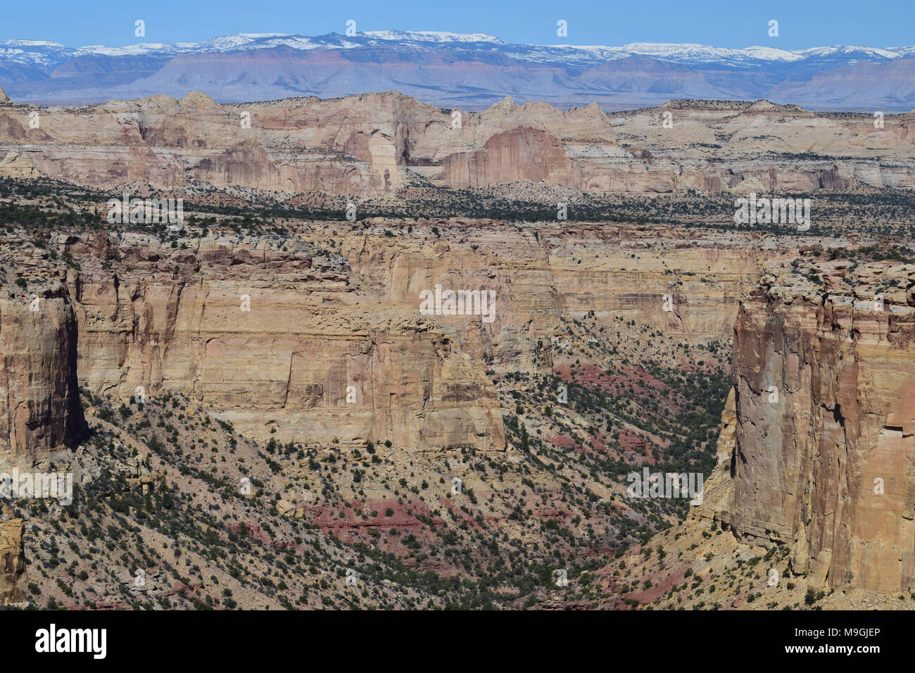 Chaîne de montagnes de l'Utah Banque D'Images