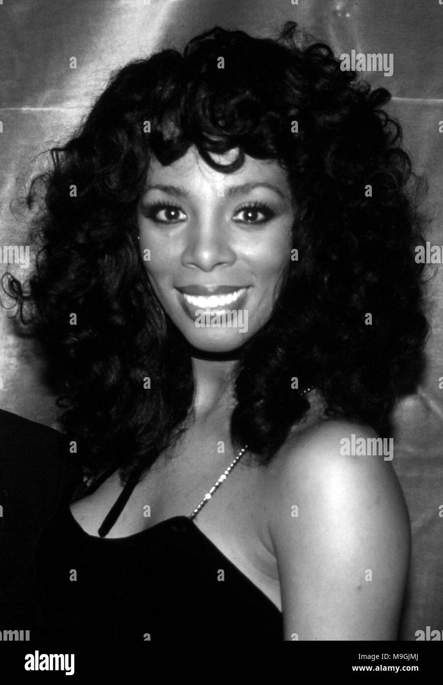 Donna Summer au Savoy Theatre de New York. Janvier 1983 Crédit : Walter McBride/MediaPunch Banque D'Images