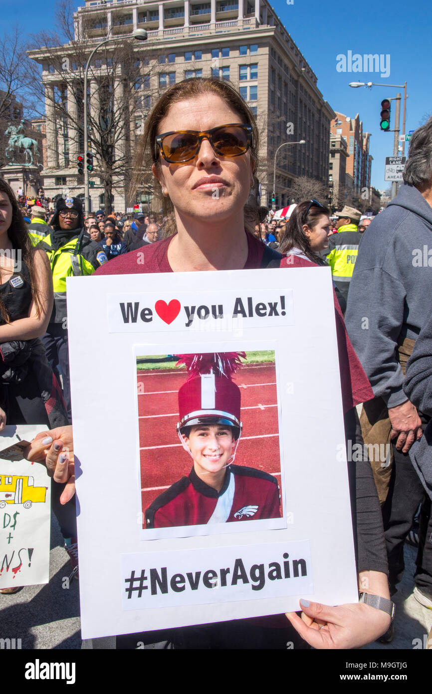 Alex Schachter, 14 ans, a été assassiné dans une prise de masse, le 14 février 2018. Dix-sept personnes ont été tuées et 17 autres ont été blessés par une lon Banque D'Images