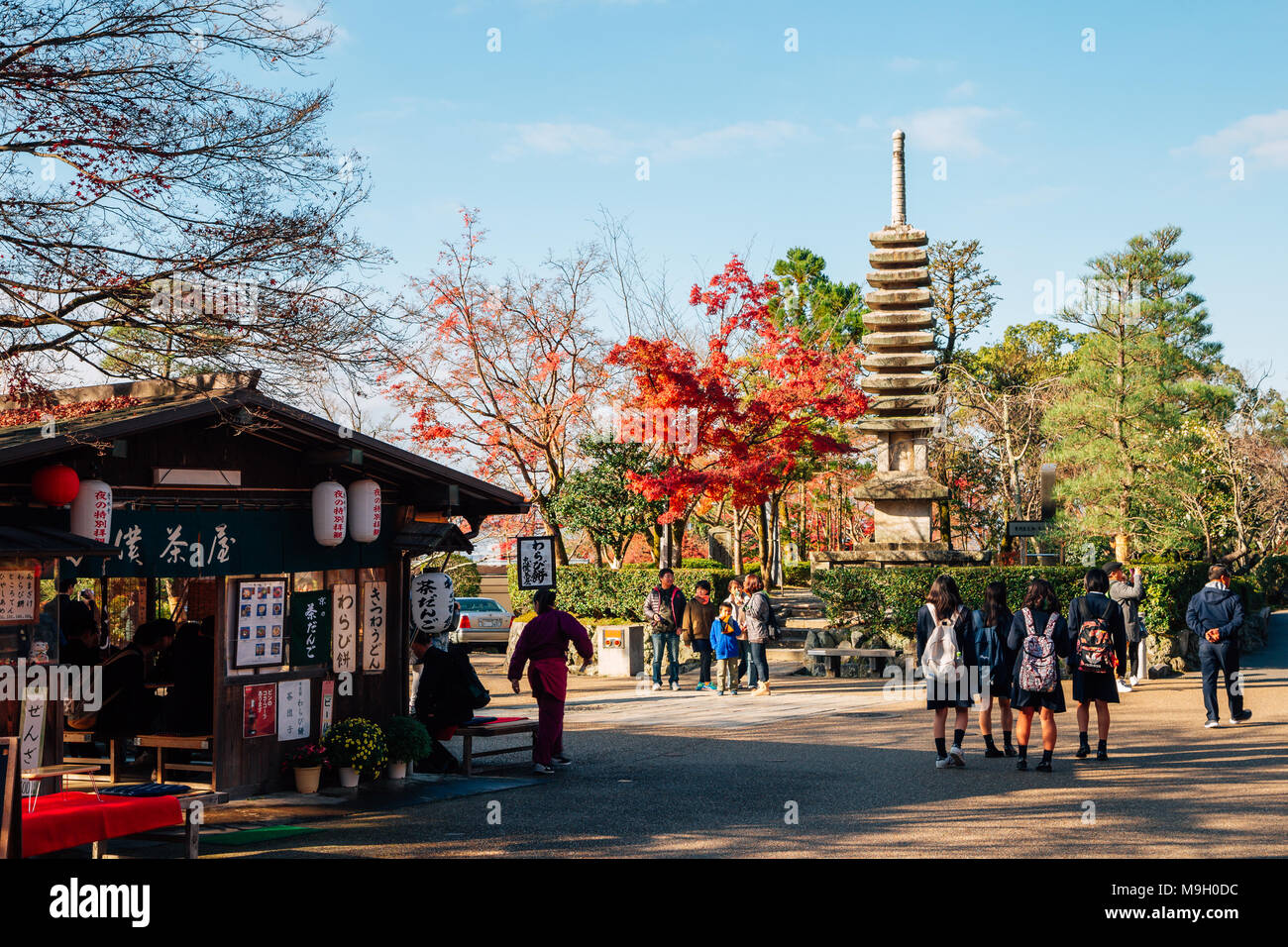 Kyoto, Japon - 3 décembre 2016 : le temple Kiyomizu-dera en automne Banque D'Images
