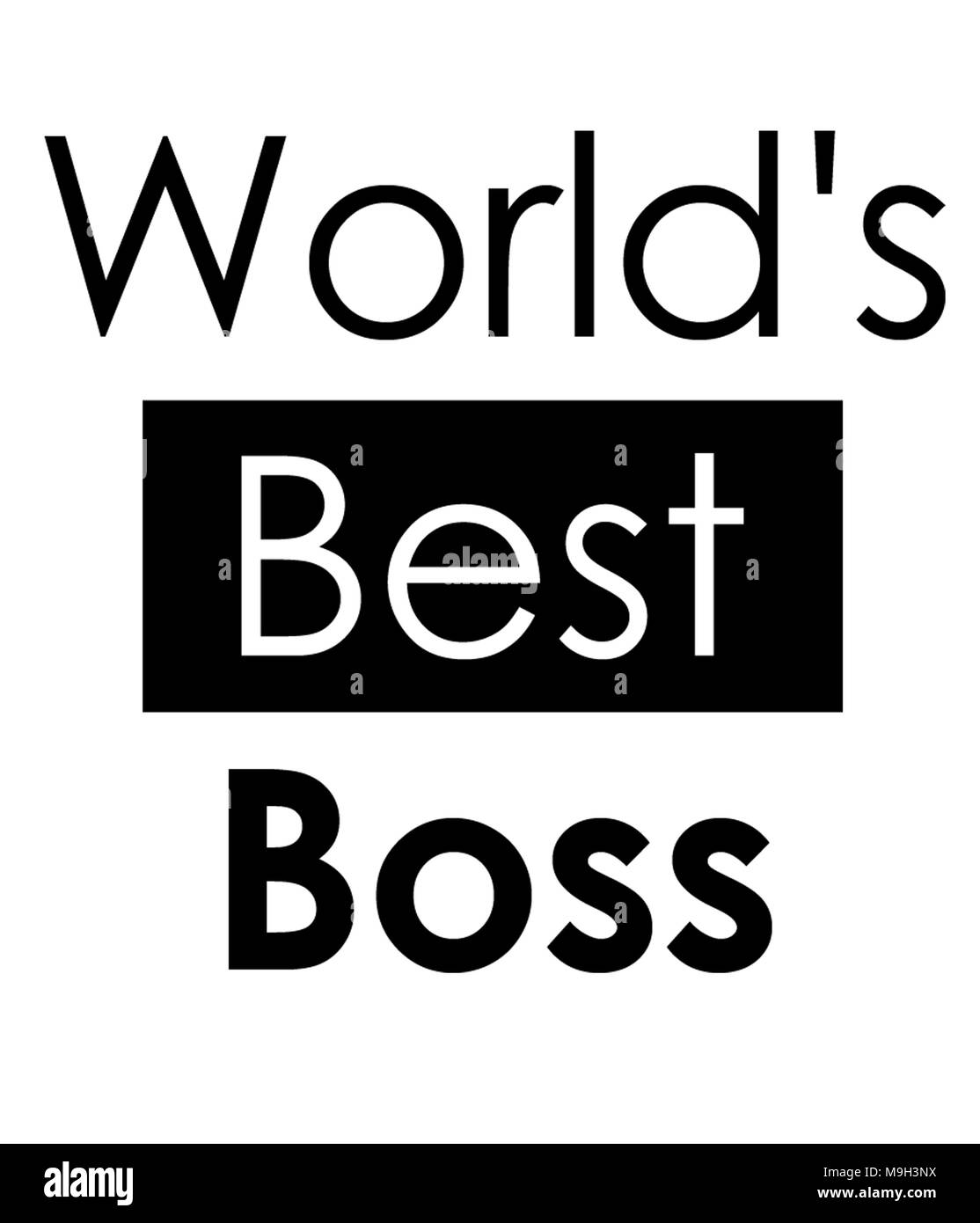 World's Best Boss Banque D'Images World's Best Boss Banque D'Images